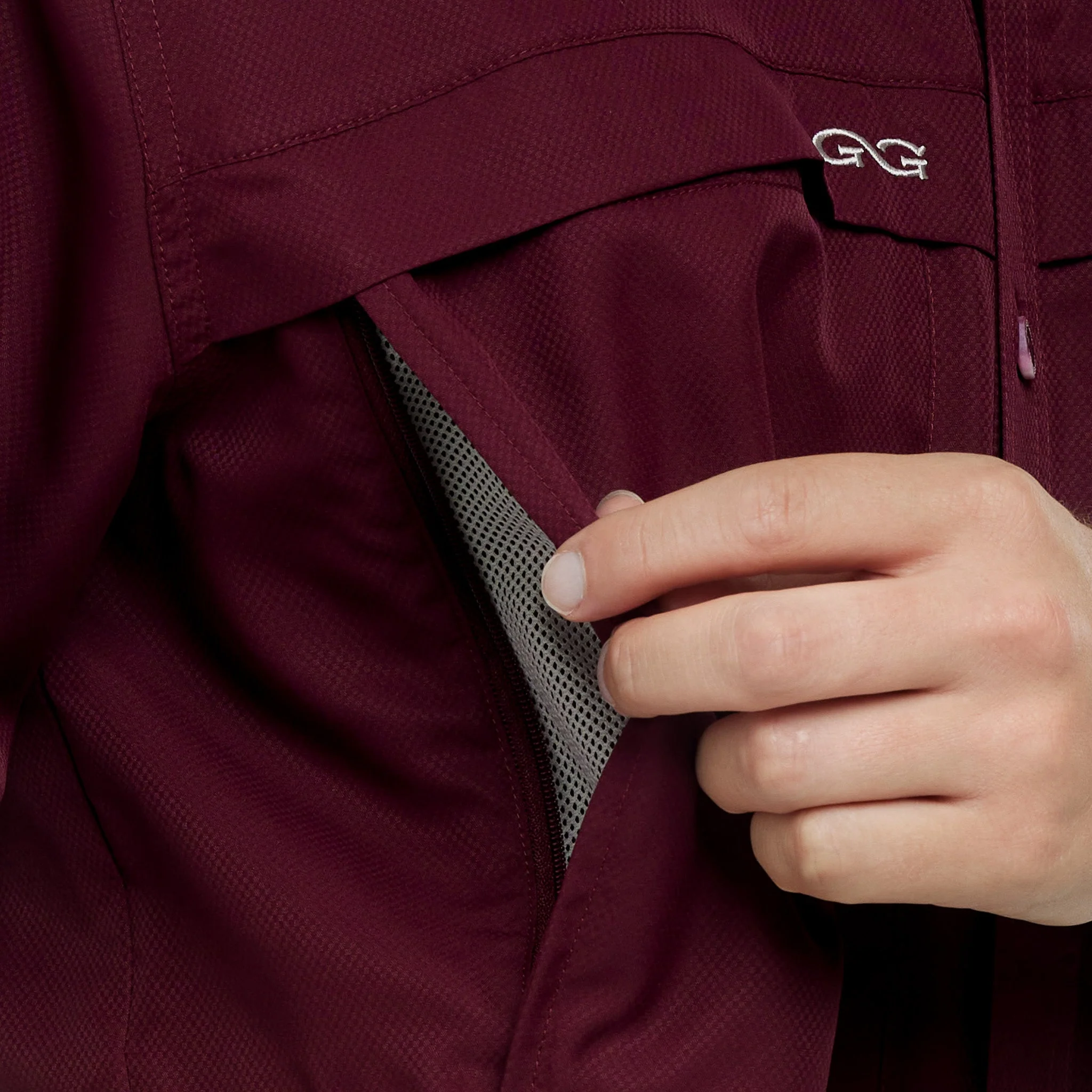 Maroon Explorer Shirt - Image 7