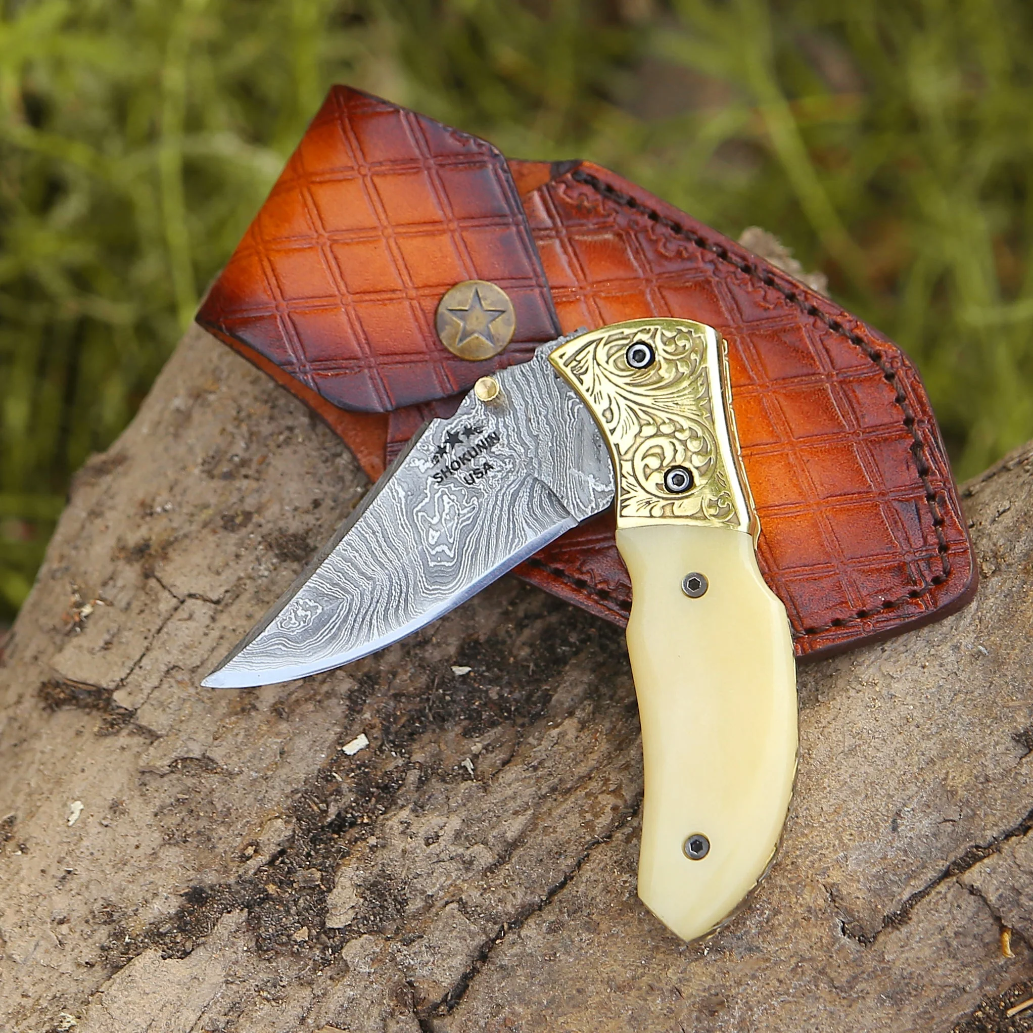Marshal Gentleman's Folding Knife with Bone Handle - Image 4