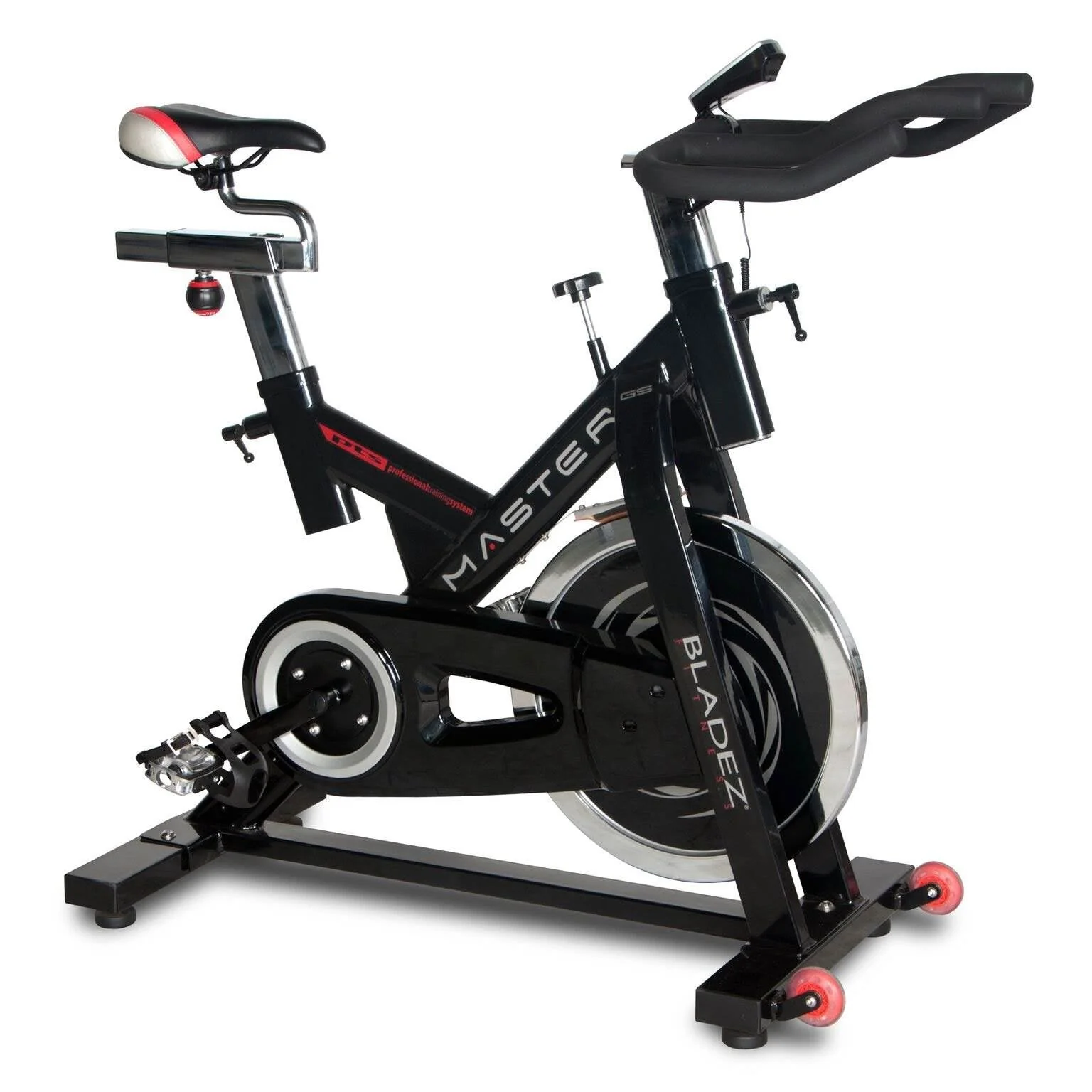 Master GS Bladez Fitness Stationary Indoor Exercise Bike w/LED and Racing Design - Image 2