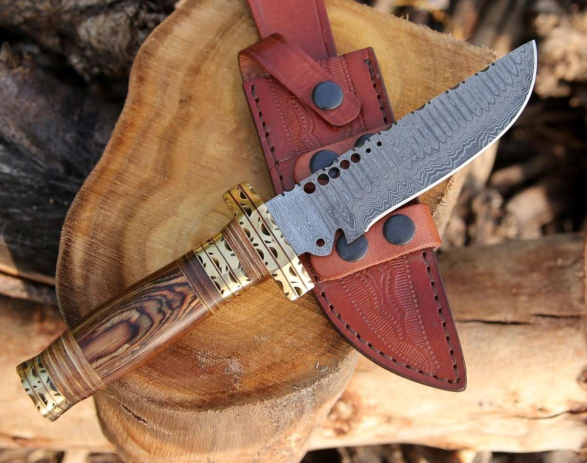 Matrix Bowie Knife with Pakkawood Handle - Image 2