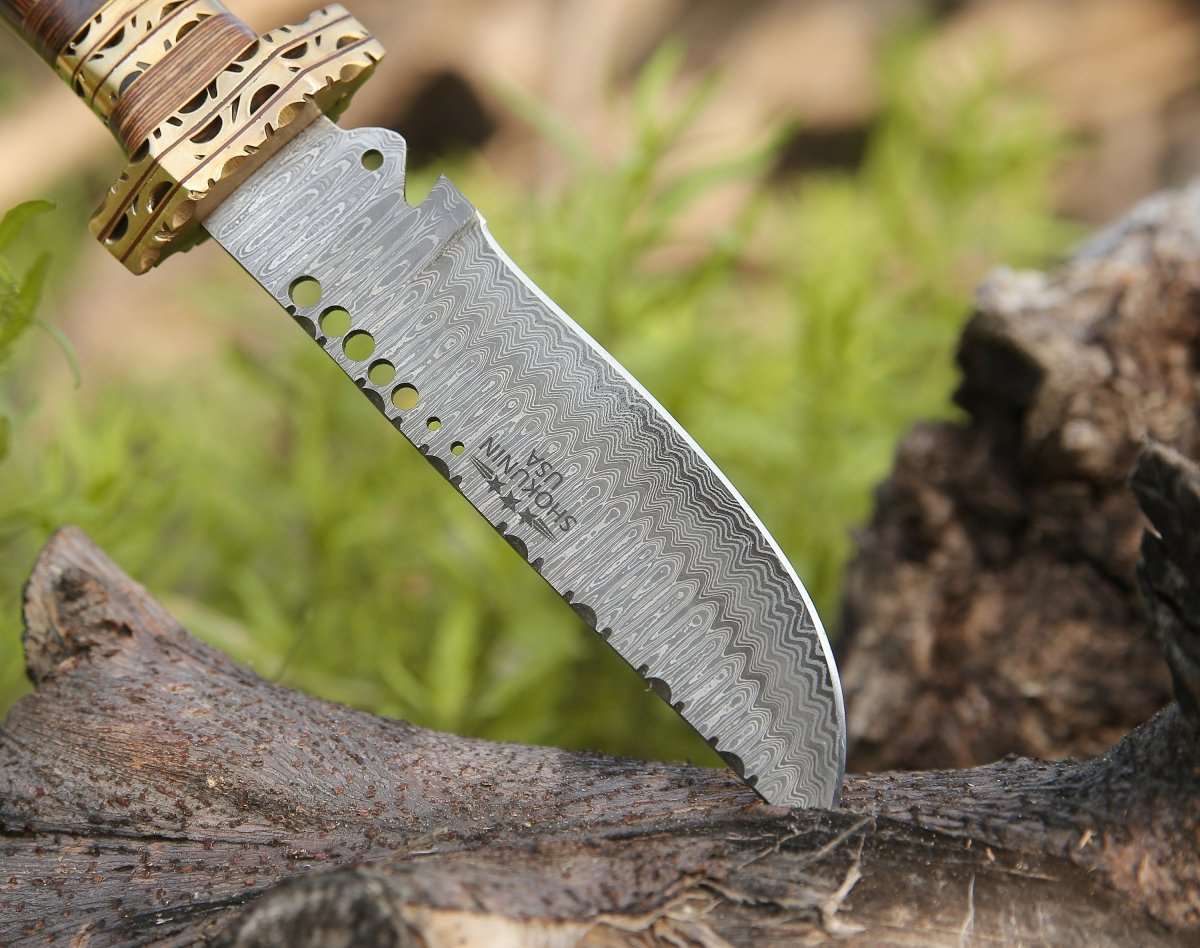 Matrix Bowie Knife with Pakkawood Handle - Image 6