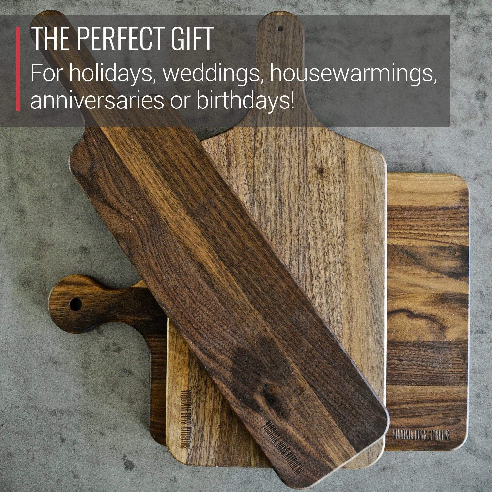 Medium 10x16 inch Walnut Handle Board - Image 6