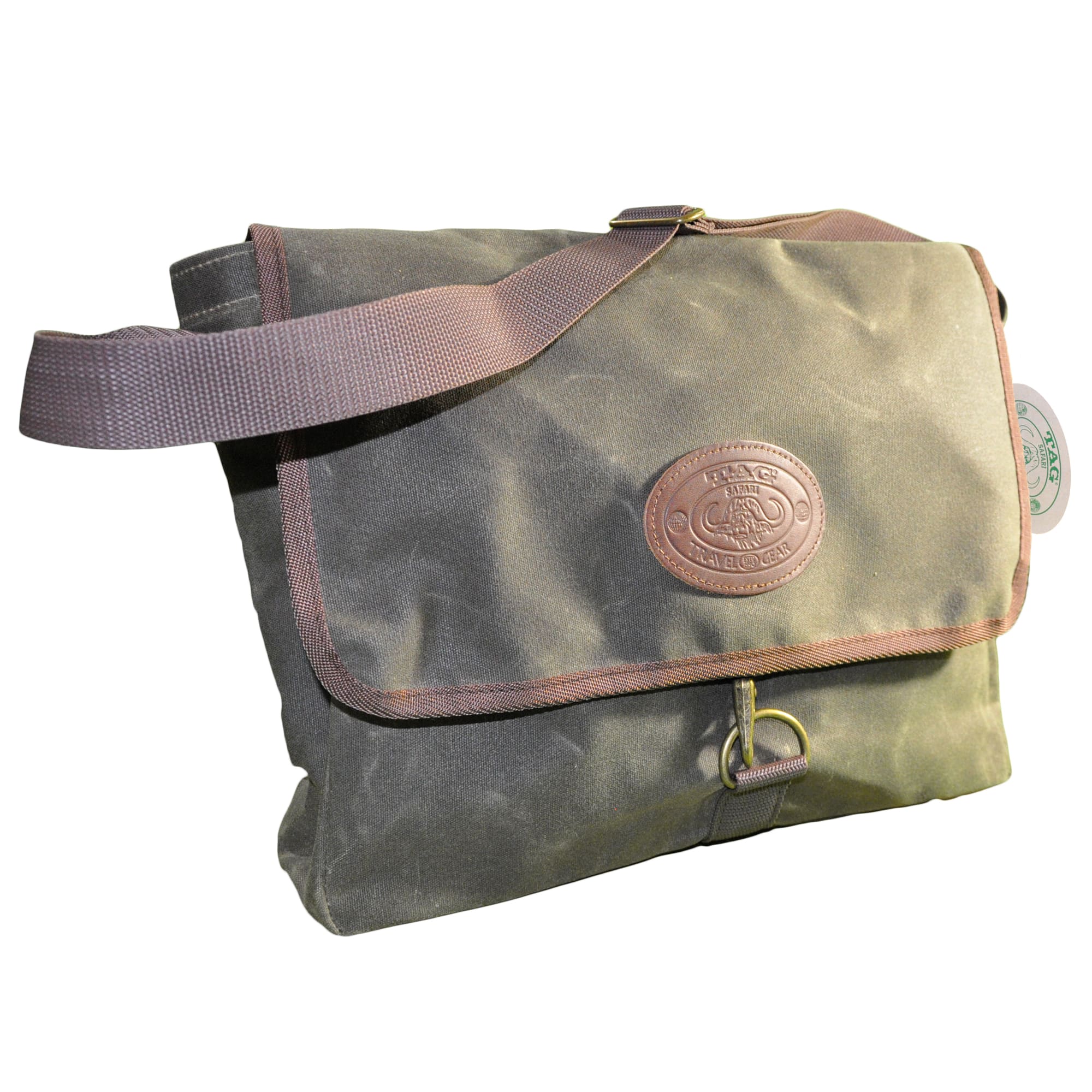 Messenger Bag - Waxed Canvas - Image 3