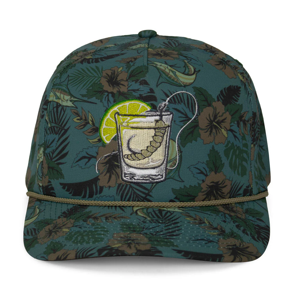 Mezcal Saltwater Fishing Trucker Hat Rope Cap - Image 2