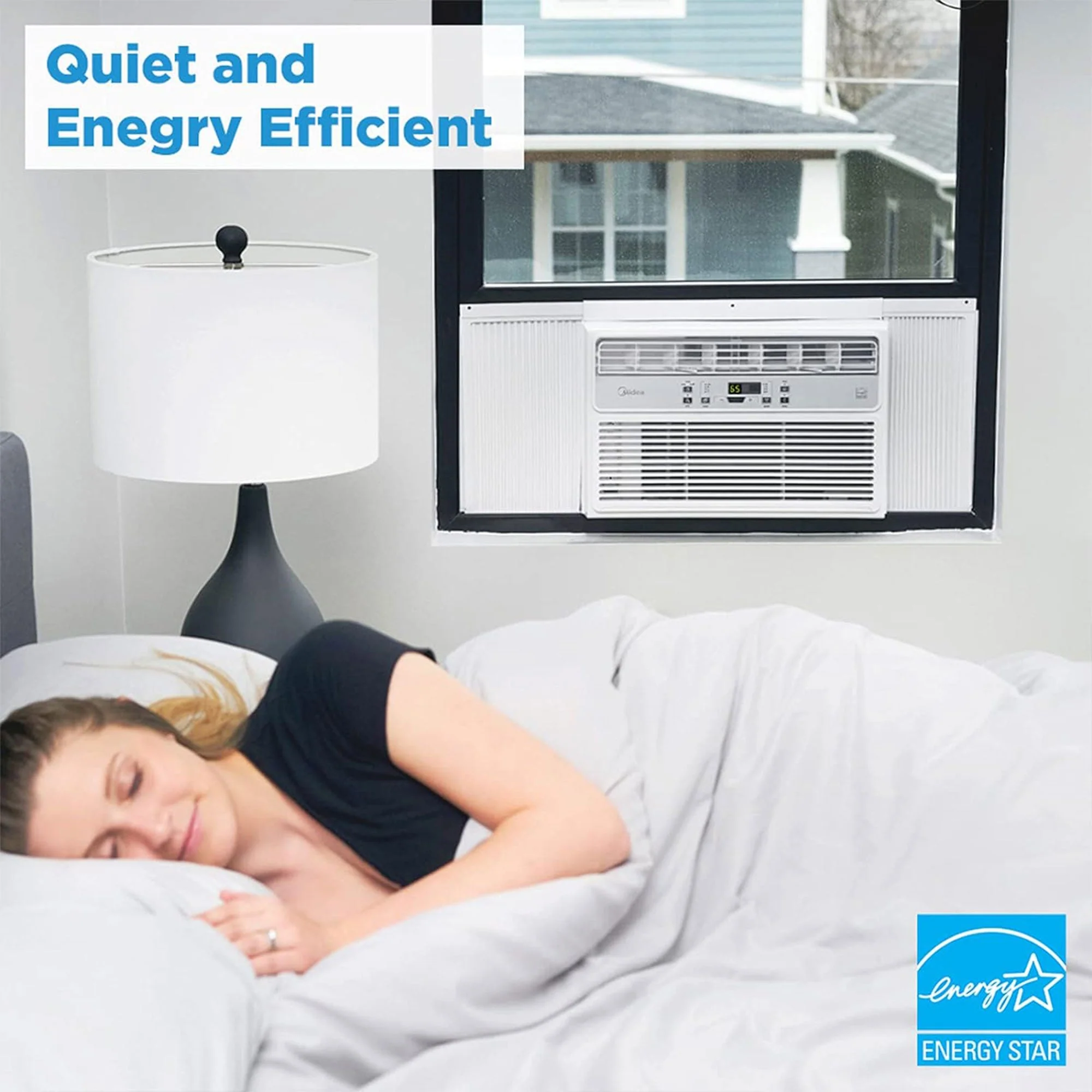 Midea EasyCool 8,000 BTU Window Air Conditioner w/ Remote, Rooms Up To 350 Sq Ft - Image 7