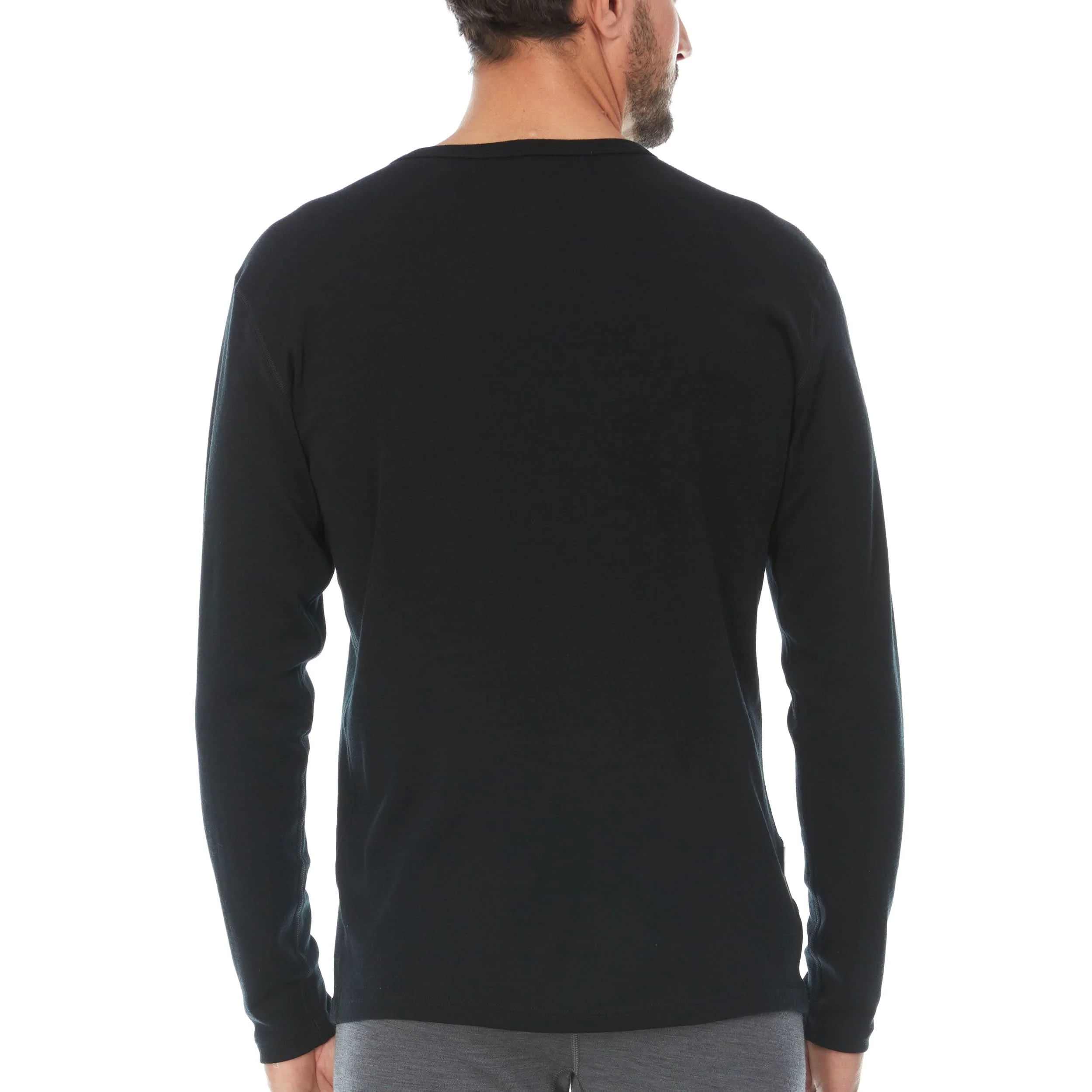 Men's Wool Thermal Top Midweight Base Layer - 100% Merino Wool - Image 20