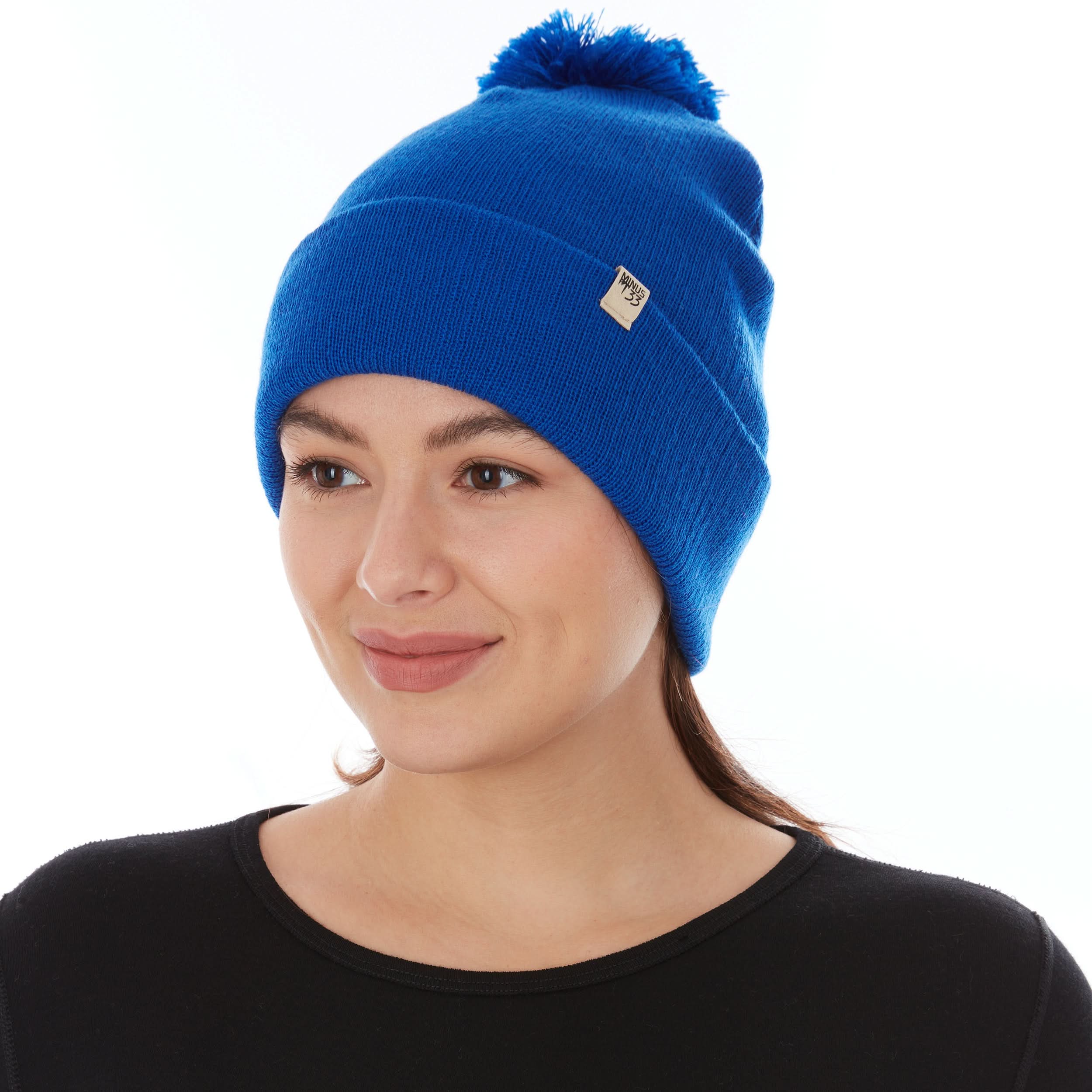 Midweight Merino Wool Knit Pom Beanie | 100% Merino Wool - Image 23