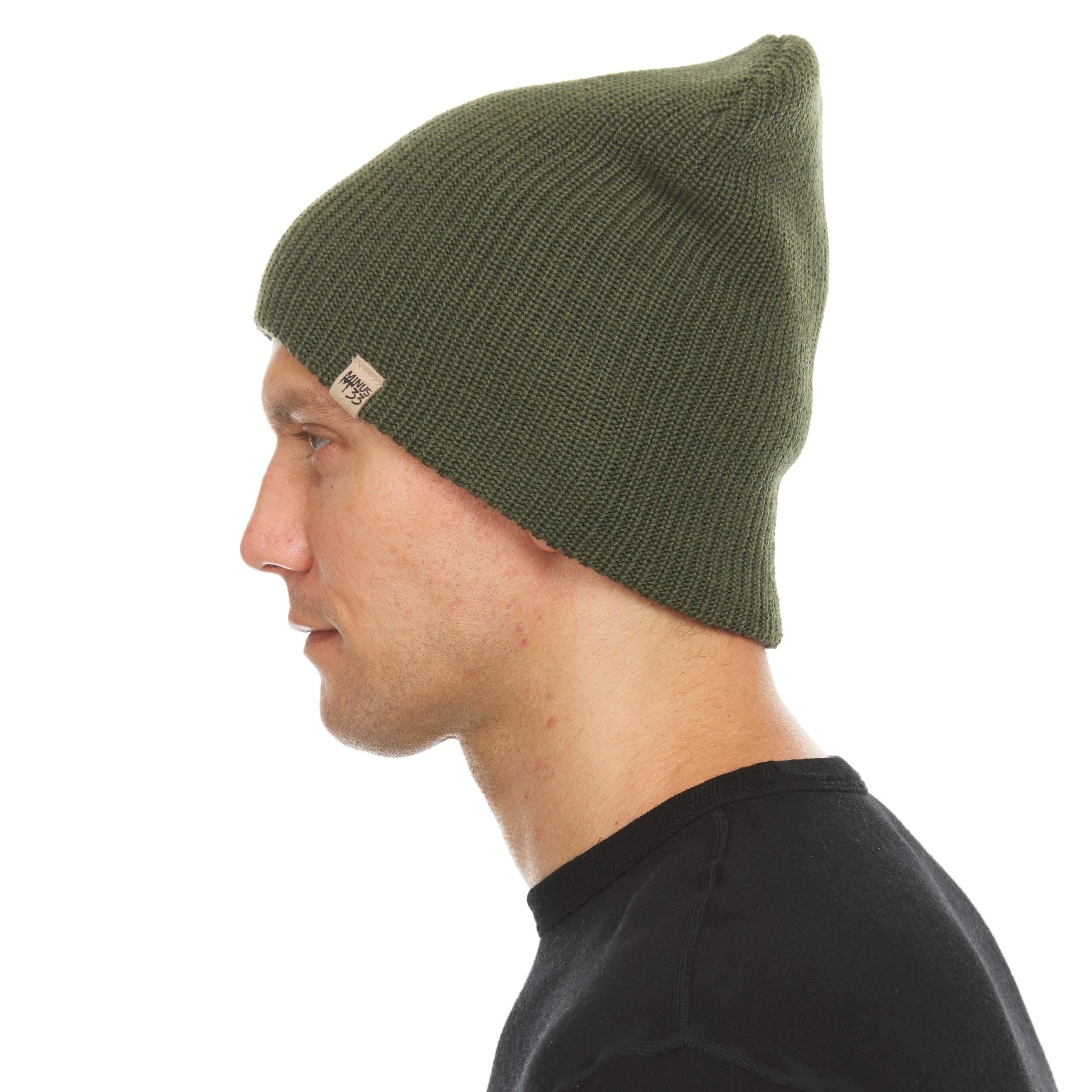 Midweight Knit Wool Beanie - 100% Merino Wool - Image 41