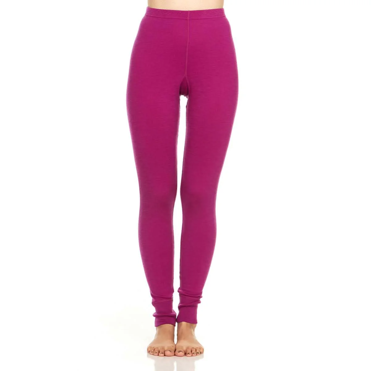 Midweight Women's Wool Bottom Thermal Base Layer - 100% Merino Wool - Image 20