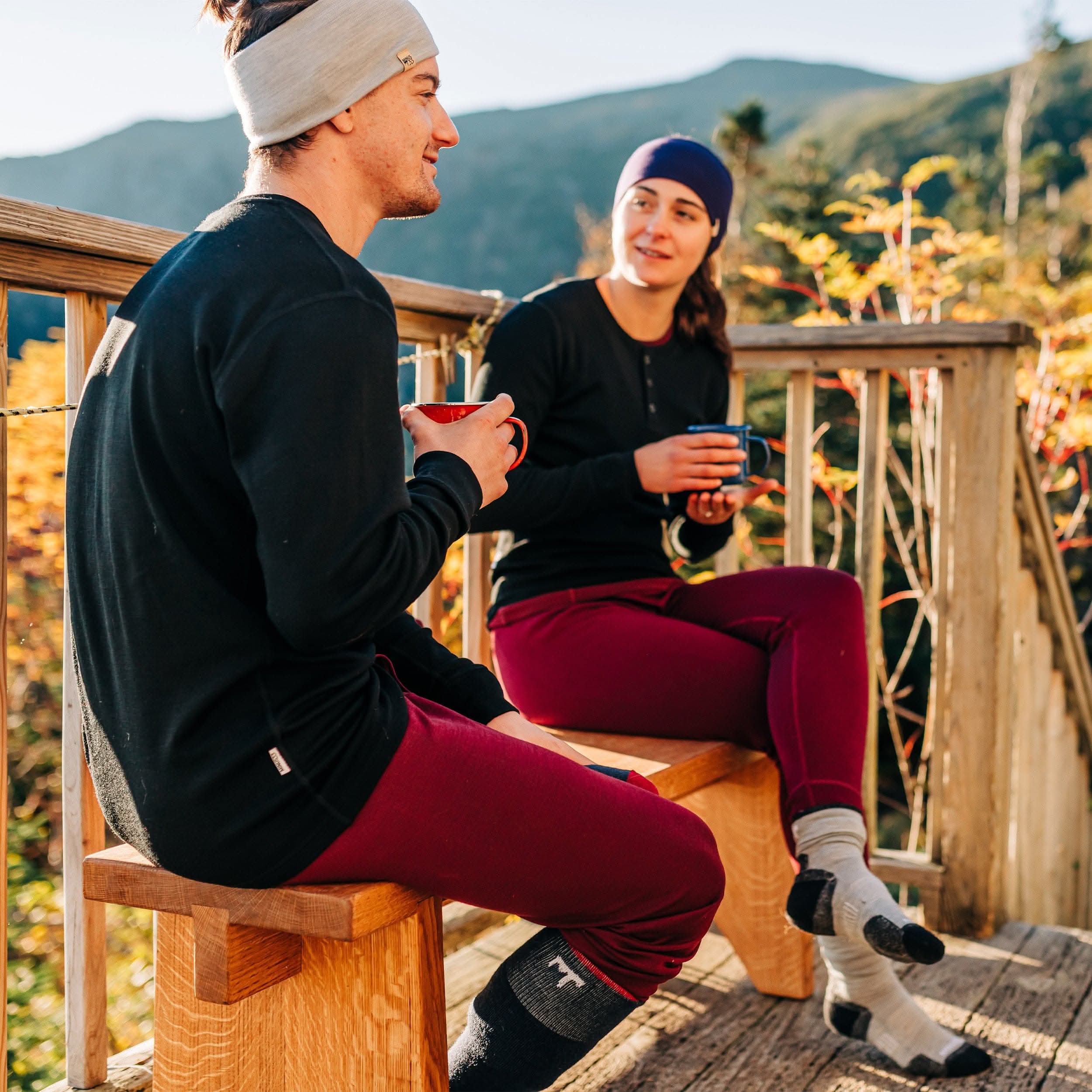 Midweight Men's Wool Bottom Thermal Base Layer -  100% Merino Wool - Image 32