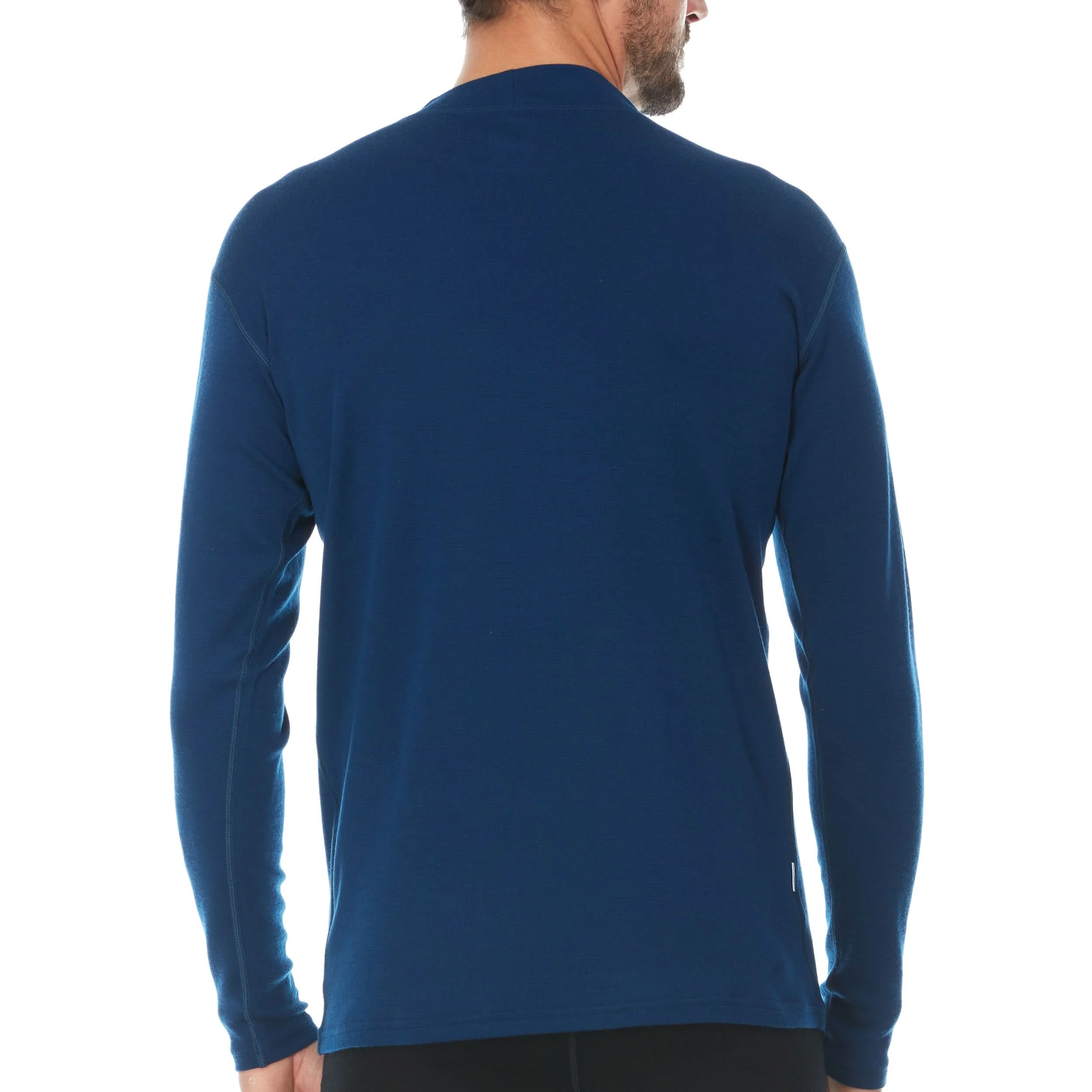 Midweight Wool Mock Neck - 100% Merino Wool - Image 2