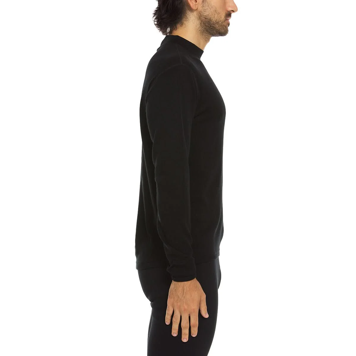 Midweight Wool Mock Neck - 100% Merino Wool - Image 4