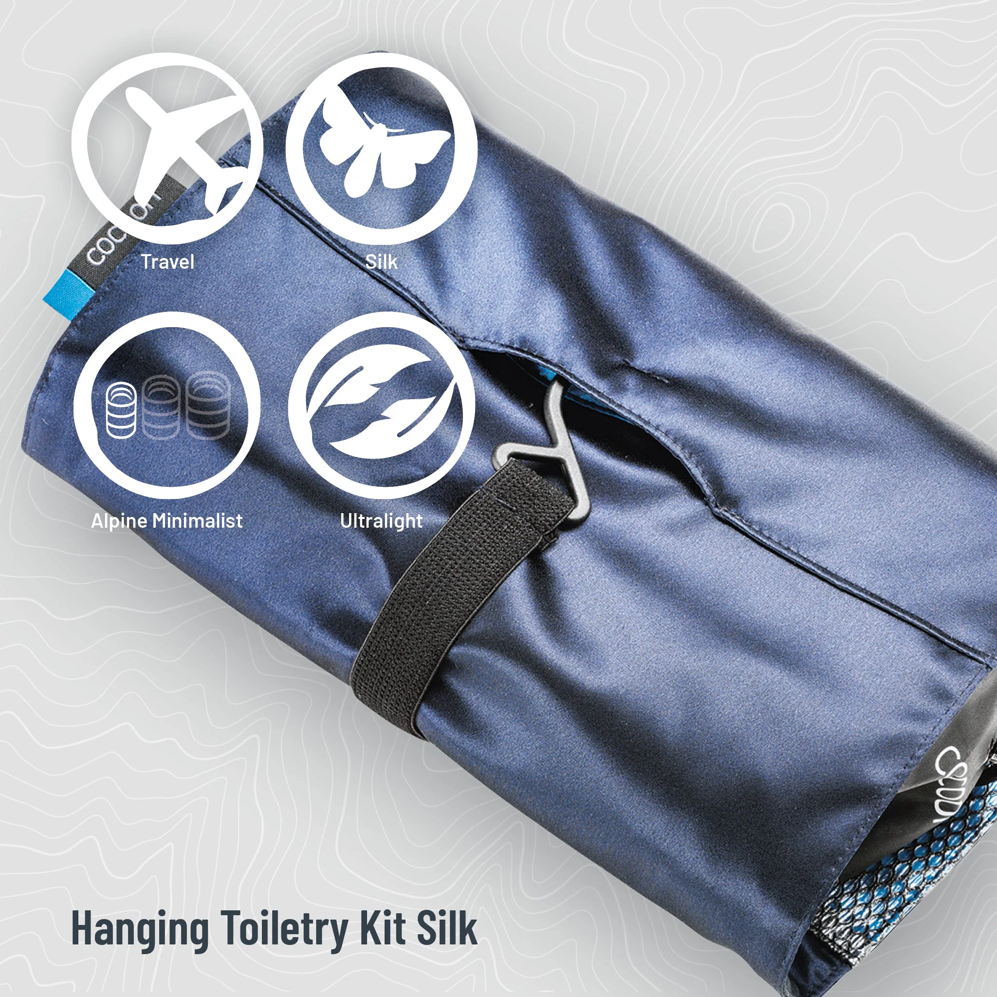 Minimalist Hanging Toiletry Kit Monsoon Silk™ - Image 4