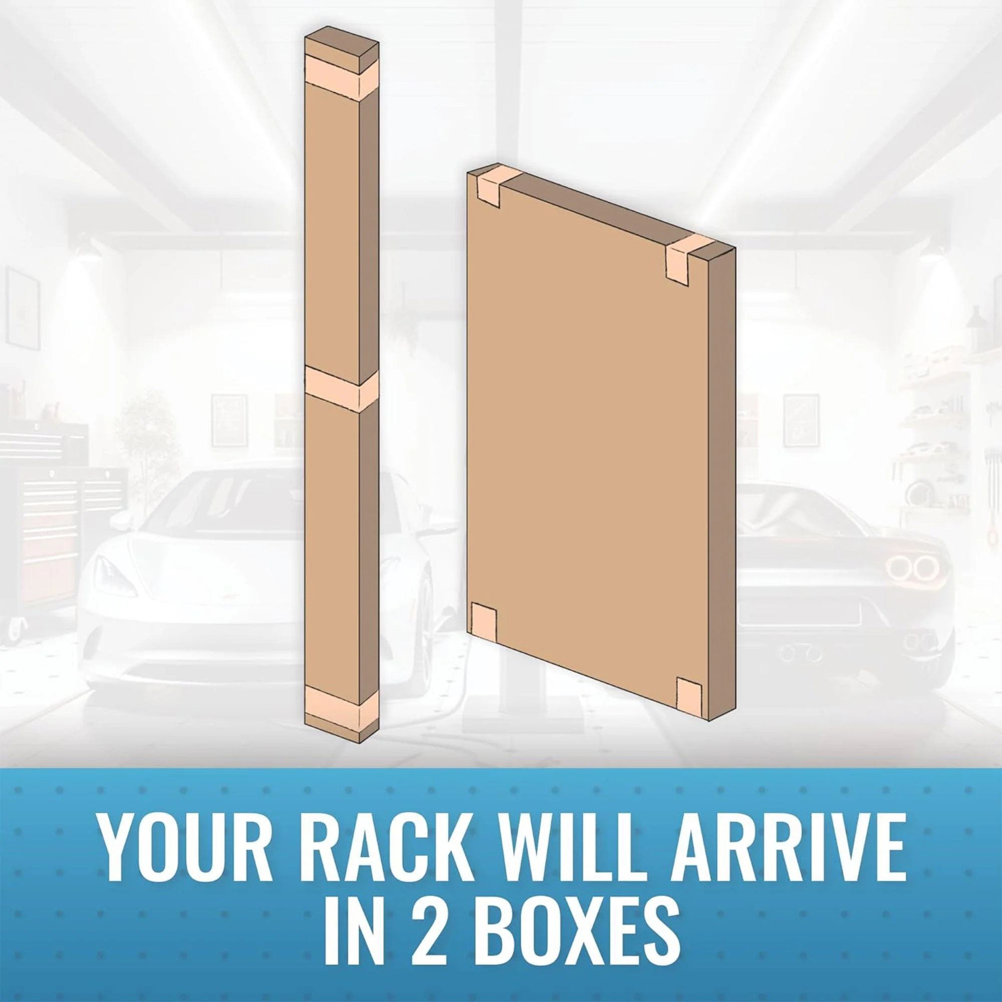 MonsterRax 3'x8' Overhead Garage Storage Rack Holds Up to 450 Pounds, Hammertone - Image 4