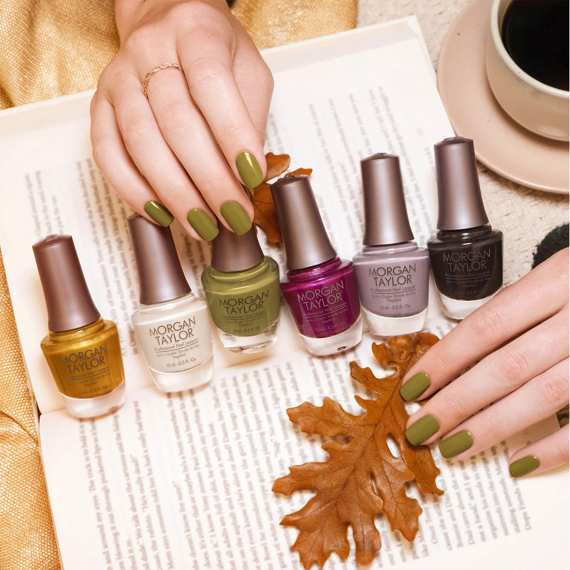 Morgan Taylor Fall 2023 Change of Pace Nail Lacquer Polish Manicure Set 6 Pack - Image 11
