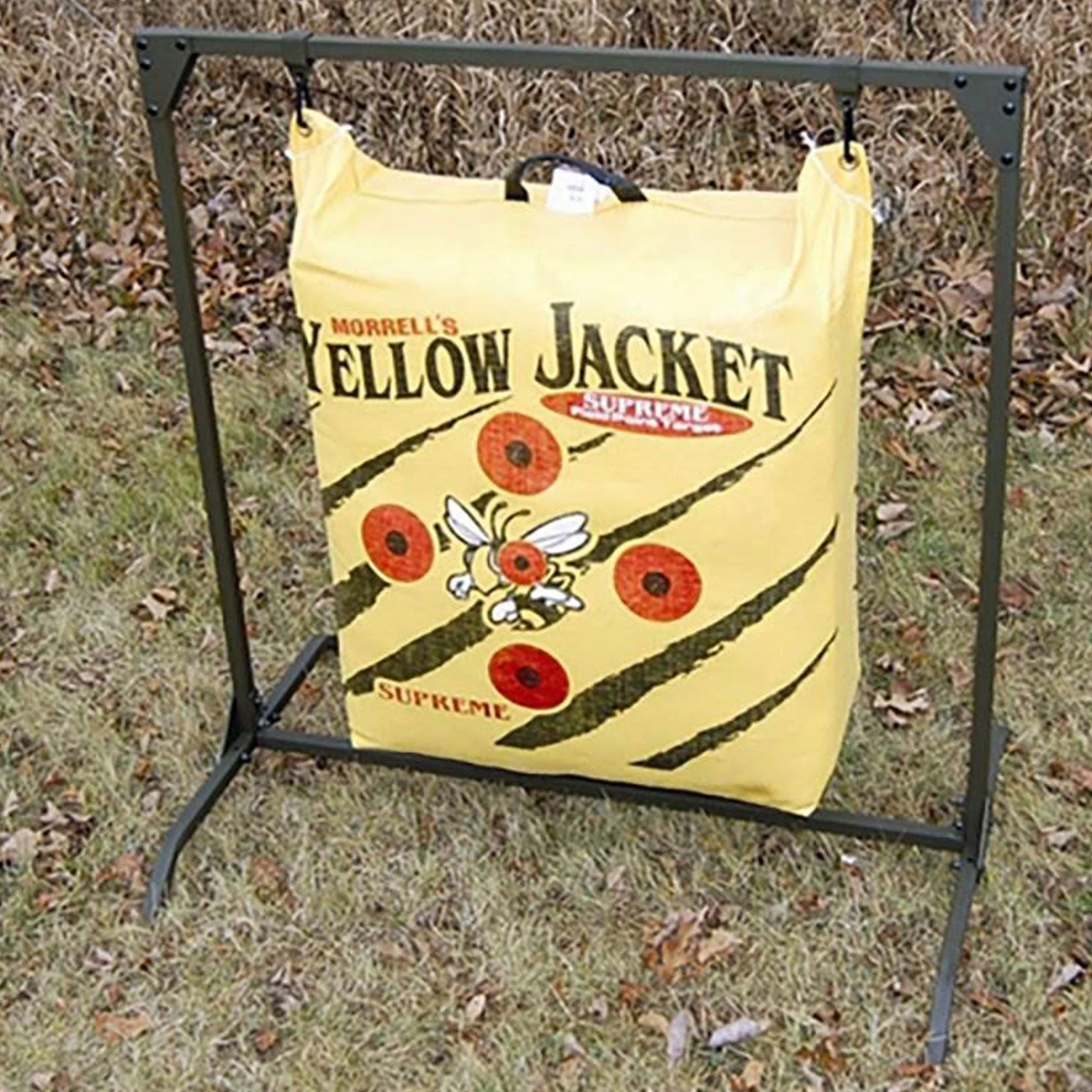 Morrell Yellow Jacket Field Archery Bag Target w/ Bow Shooting Stand and Storage - Image 10