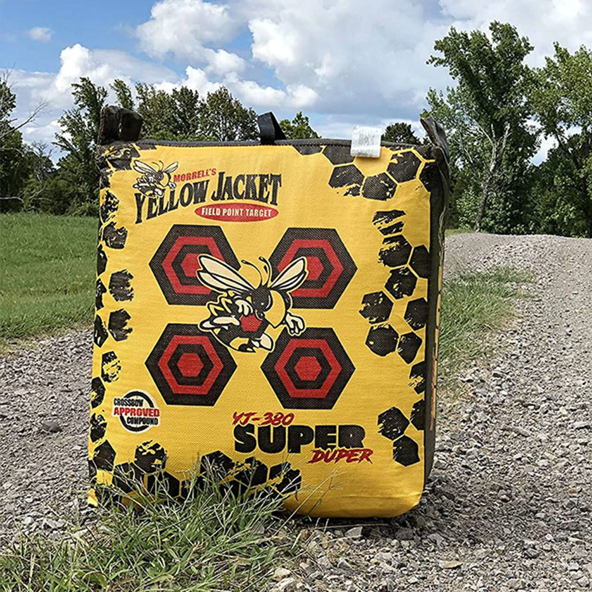 Morrell Yellow Jacket Field Archery Bag Target w/ Bow Shooting Stand and Storage - Image 7