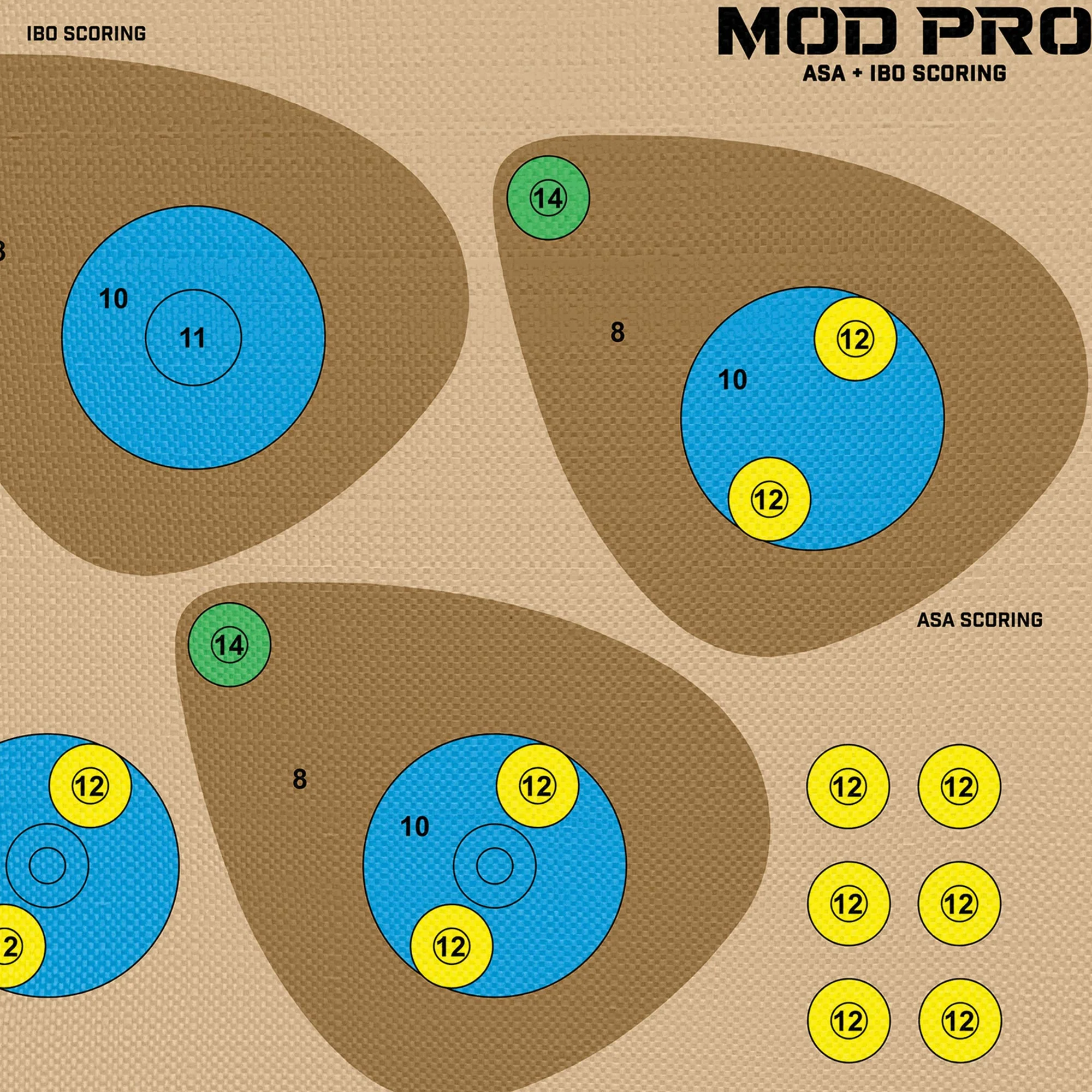 Morrell Yellow Jacket MOD Pro ASA and IBO Shooting Bullseyes w/Universal Scoring - Image 8