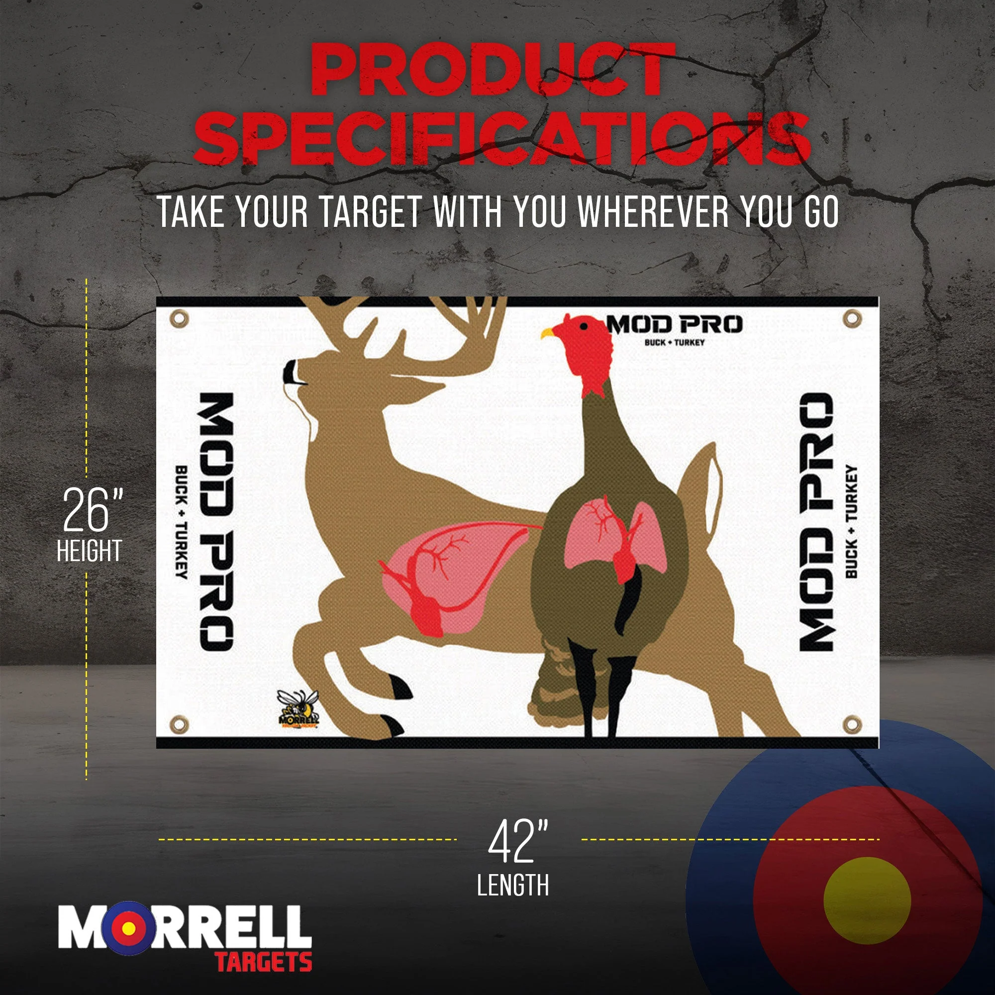 Morrell Yellow Jacket MOD Pro Buck & Turkey Wrap w/Hook & Loop Attachment, 2 Pk - Image 3