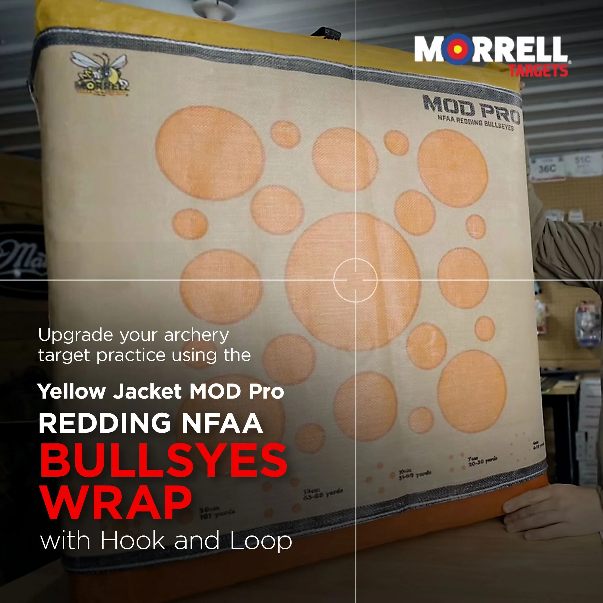 Morrell Yellow Jacket MOD Pro Redding NFAA Bullseyes Wrap w/ Hook & Loop, 4 Pack - Image 5