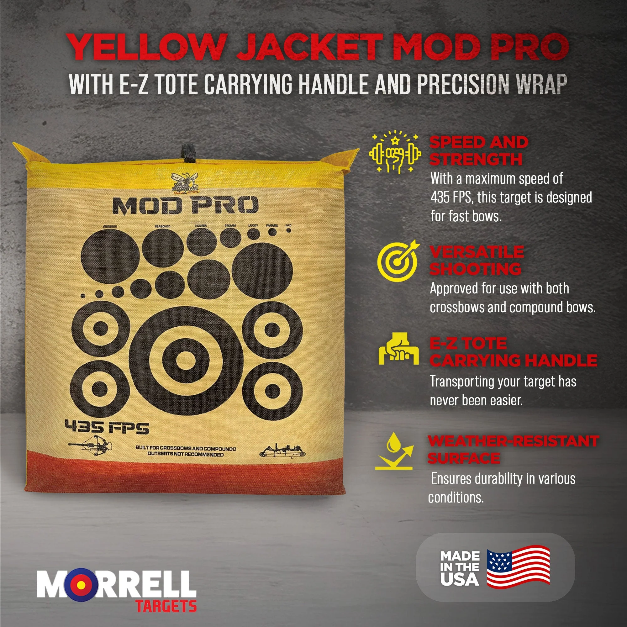 Morrell Yellow Jacket MOD Pro with E-Z Tote Handles and Precision Wrap, 4 Pack - Image 5