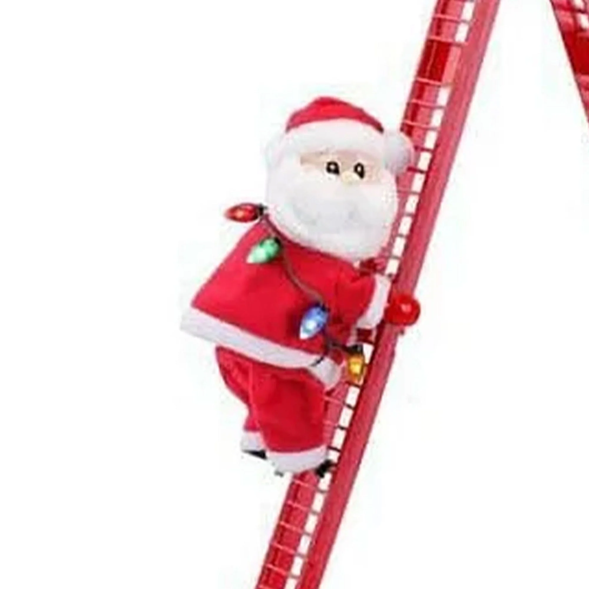 Mr. Christmas Animated Musical Climbing Santa Christmas Decoration, 17 Inches - Image 7