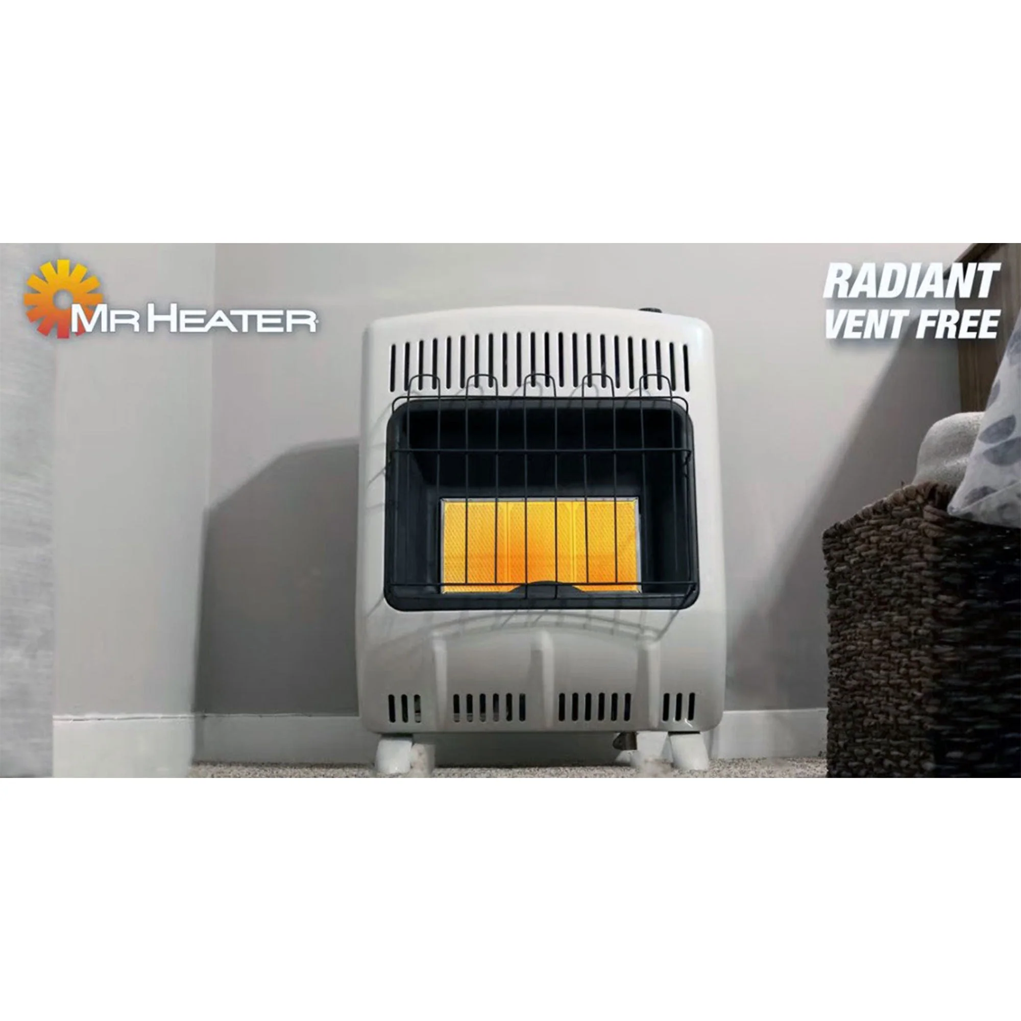 Mr. Heater 18000 BTU Vent Free Radiant 20# Propane Indoor Outdoor Space Heater - Image 2