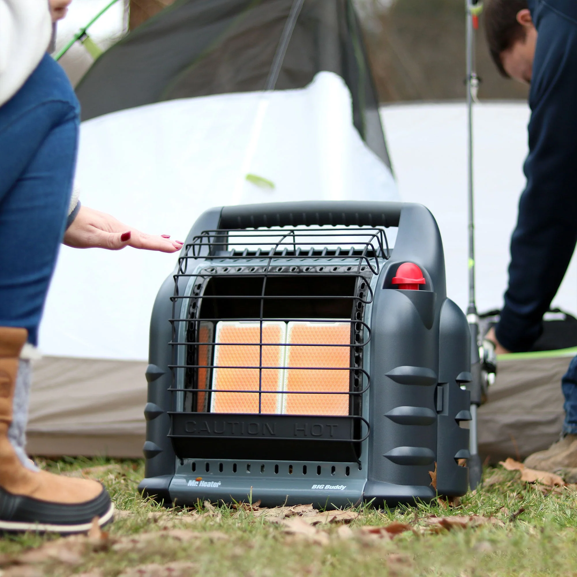 Mr. Heater MH18B 18,000 BTU 450 Sqft Big Buddy Portable Propane Gas Heater, Grey - Image 4