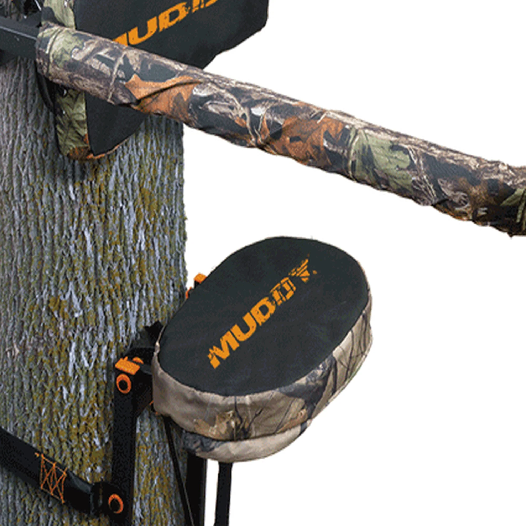 Muddy The Boss Hang On Hunting Tree Stand Platform & Flip Up Shooting Rail Rest - Image 9