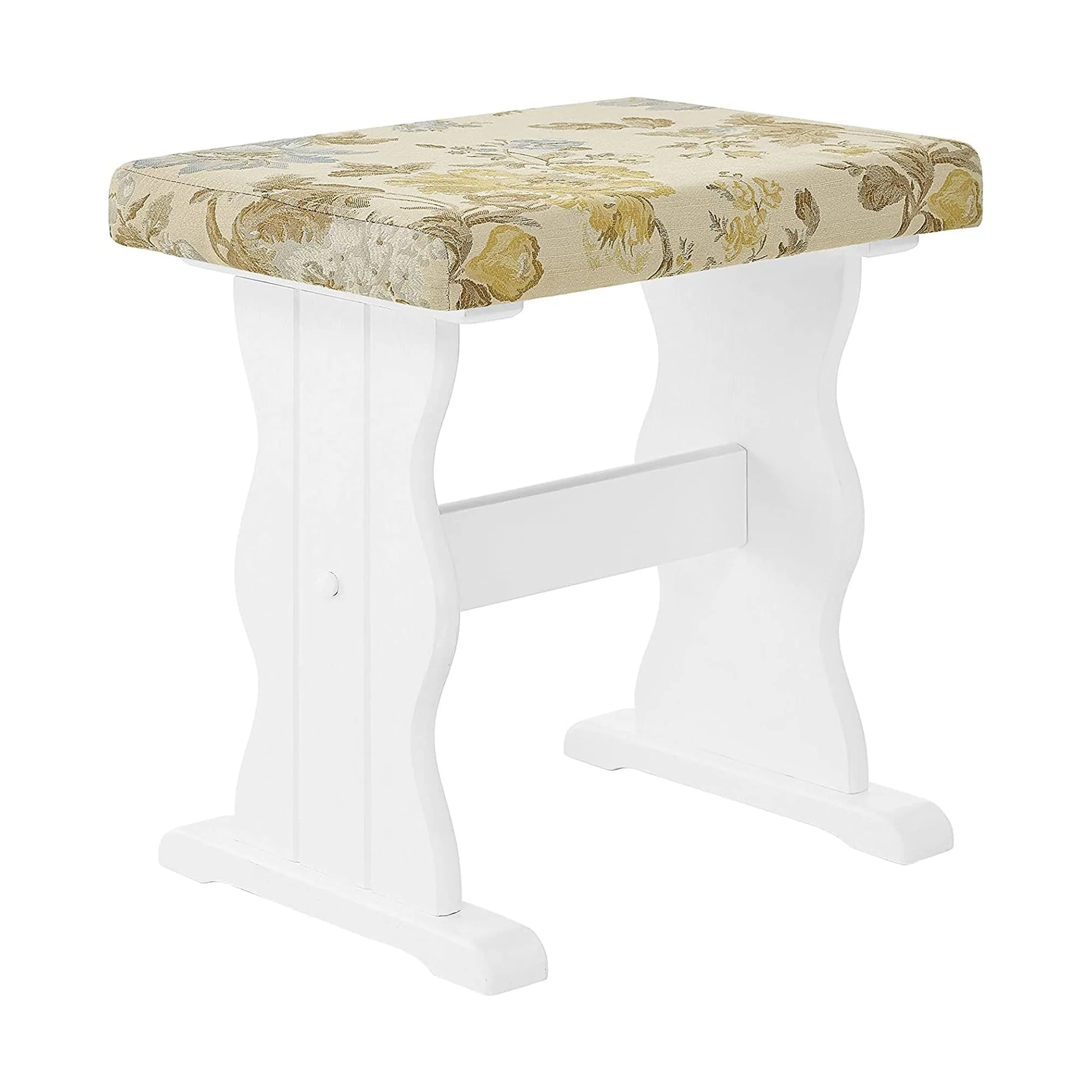 MUSEHOMEINC Traditional 3 Piece Solid Wood Nook Dining Table Set w/ Bench, White - Image 2