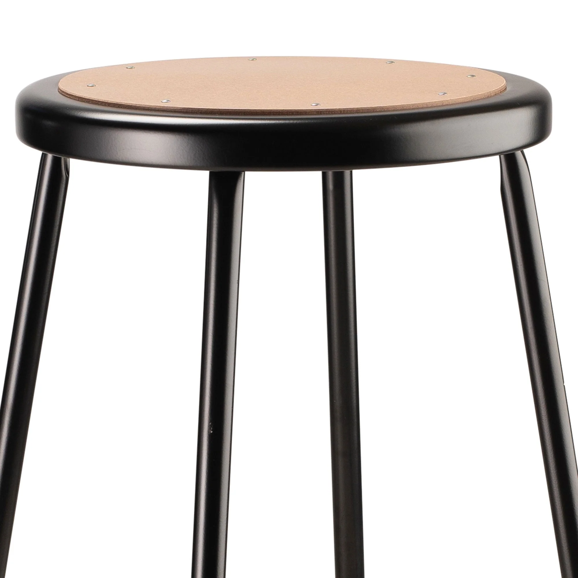 National Public Seating 6200 Series Heavy Duty 32.5" Adjustable Stool, Black - Image 7