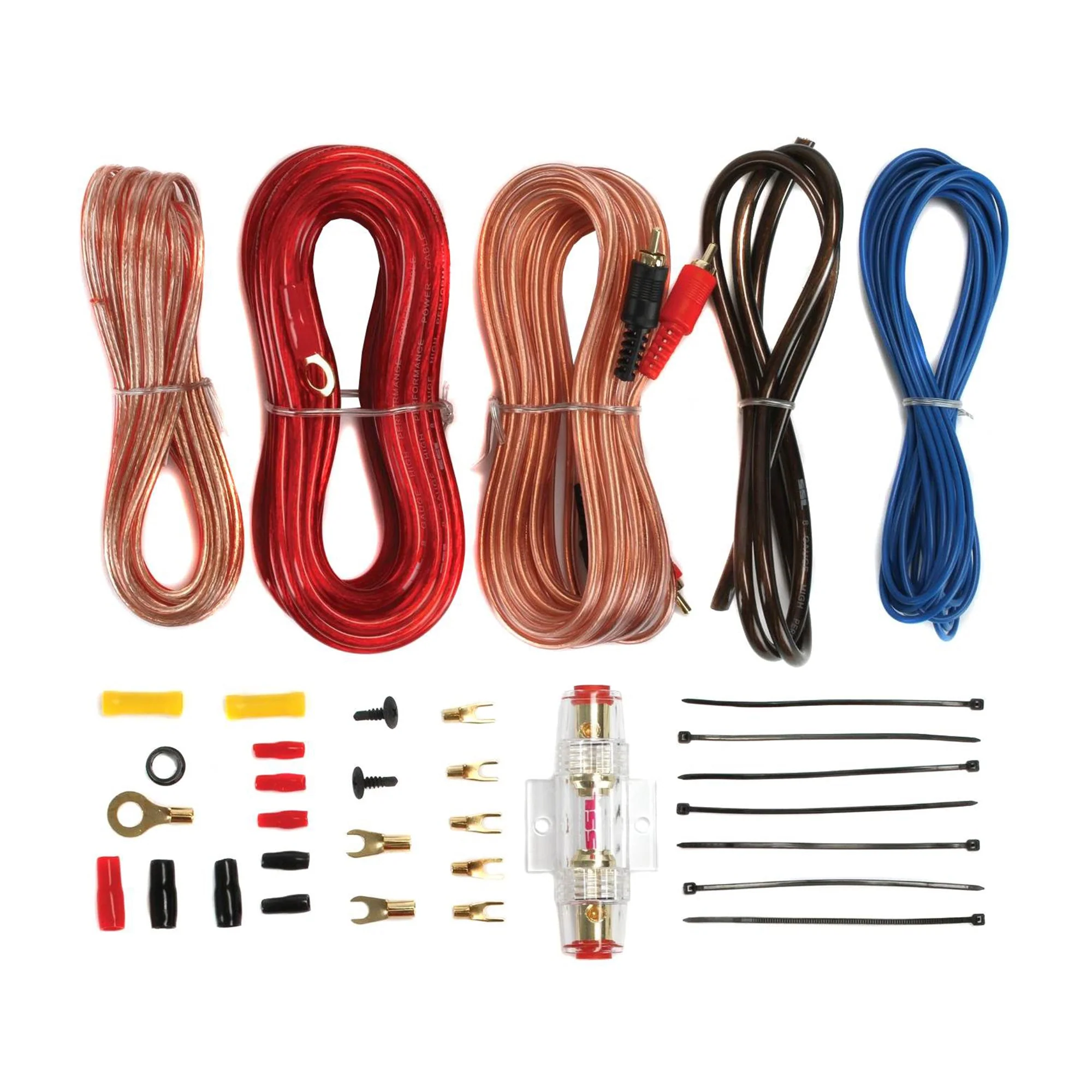 New BOSS R1100M 1100W Mono Car Audio Amplifier Amp & 8 Gauge Amp Wiring Kit - Image 8