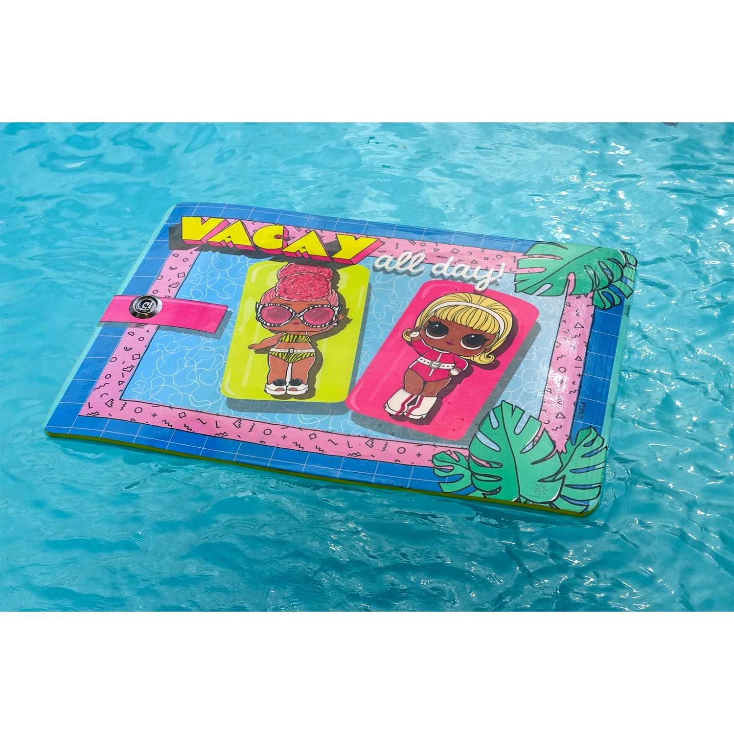 Novation iQ Mini Floating Oasis 6 x 4 Water Mat, Vacay All Day - Image 6