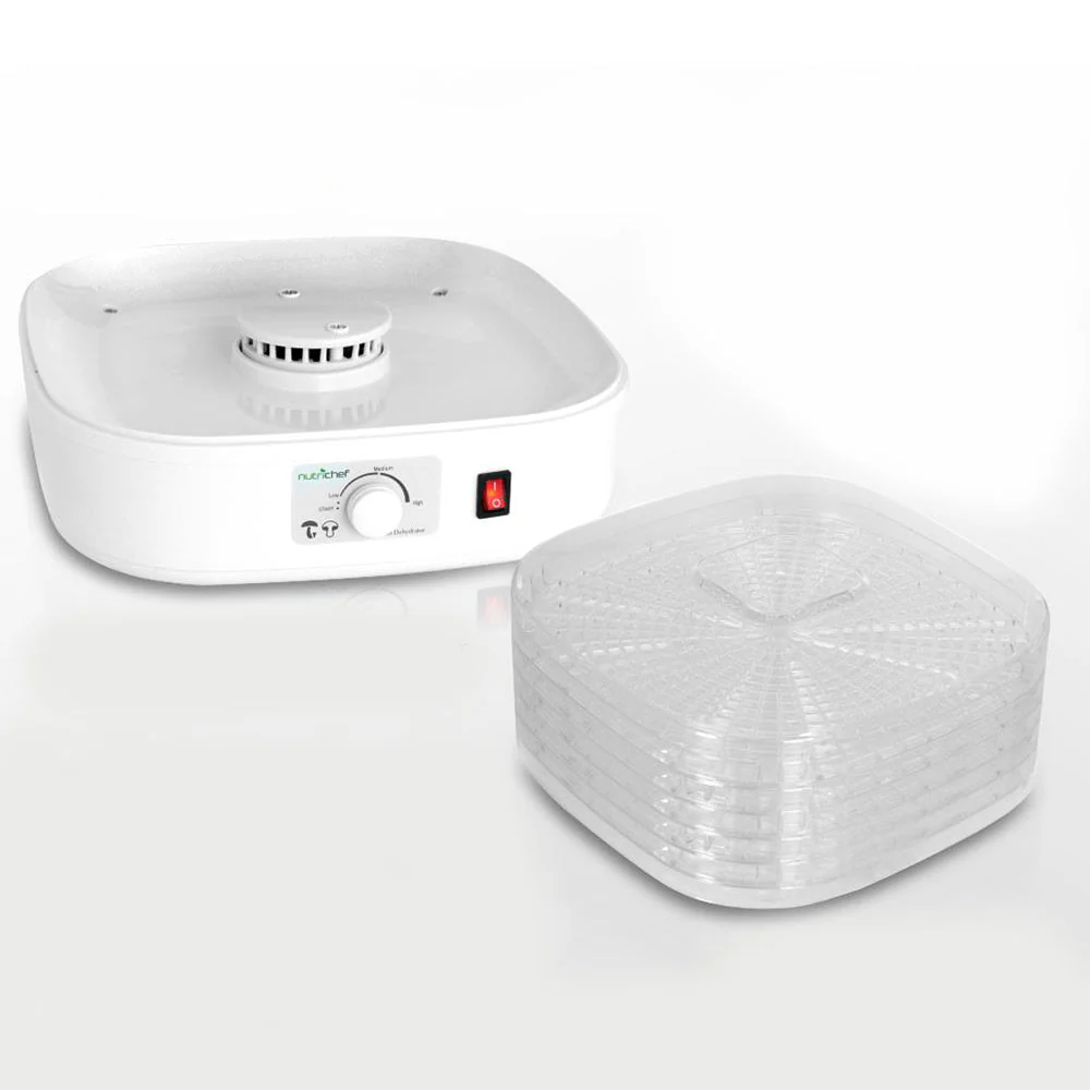 NutriChef Kitchen Countertop 5 Tray Electric Food Dehydrator Machine (2 Pack) - Image 3