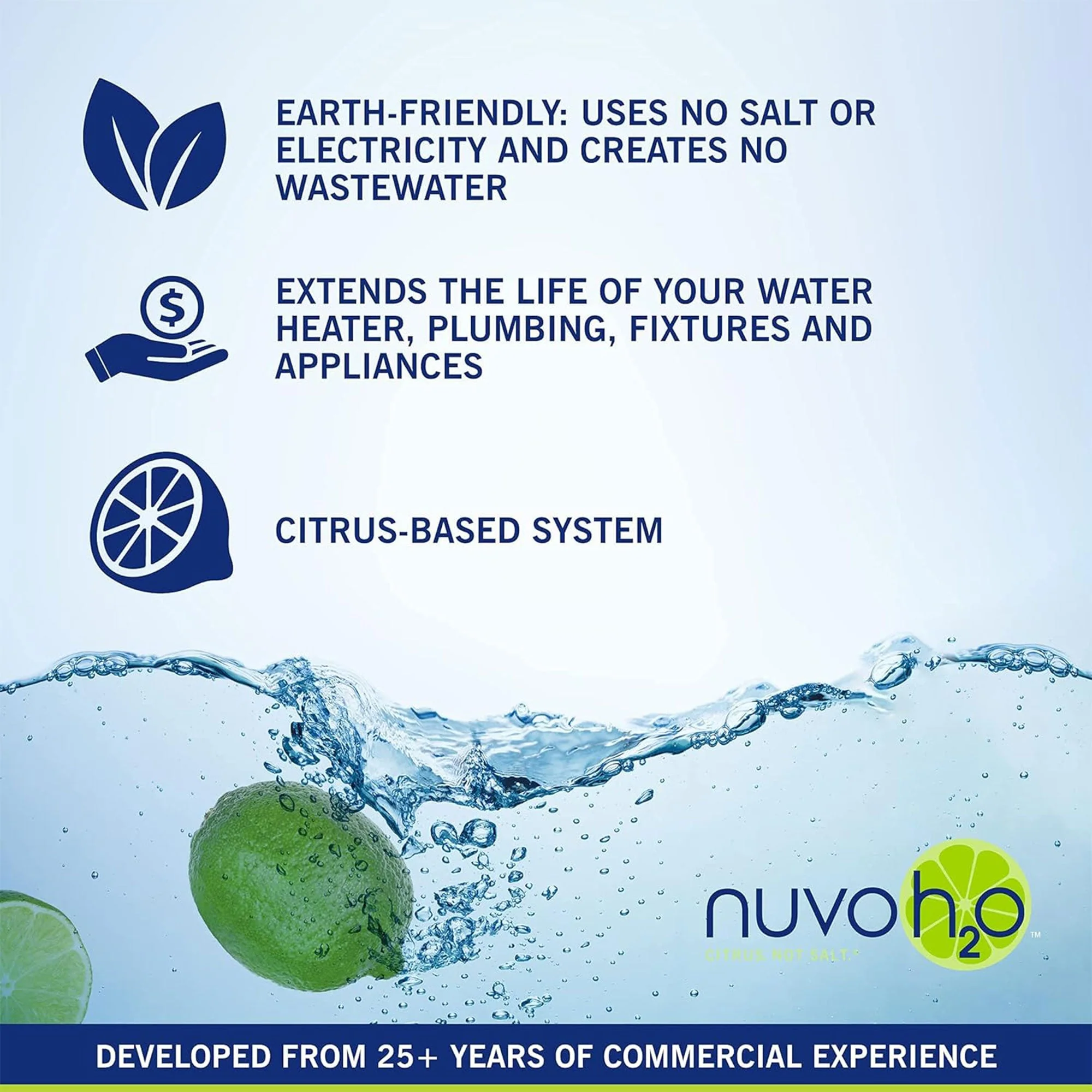 NuvoH2O Manor Salt Free Water Softening System Manor with Replacement Cartridge - Image 5