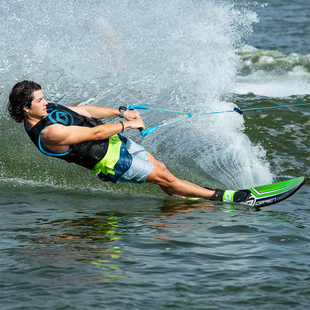 O'Brien Watersports Adult 67 inches Reactor Combo Water skis, Green and Black - Image 10