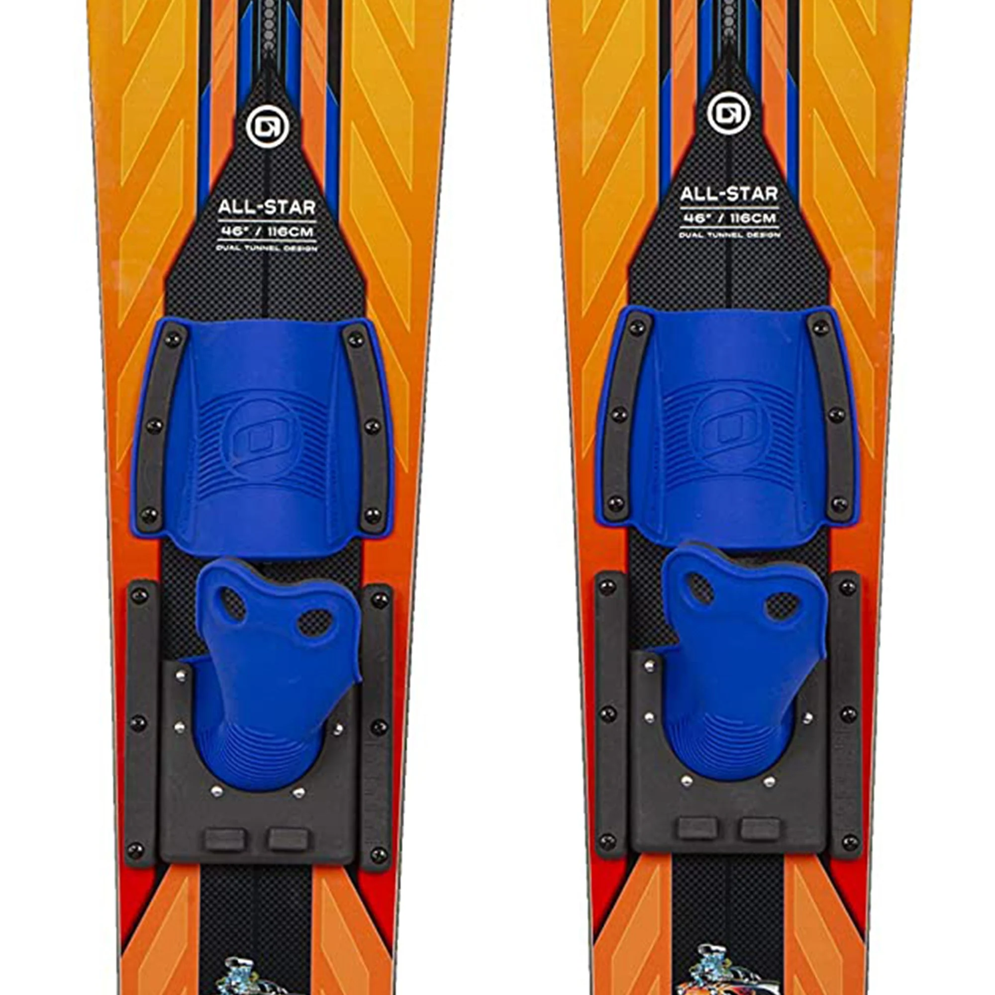 O'Brien Watersports Kids All Star 46 Inch Trainer Performer Combo Water Skis - Image 4
