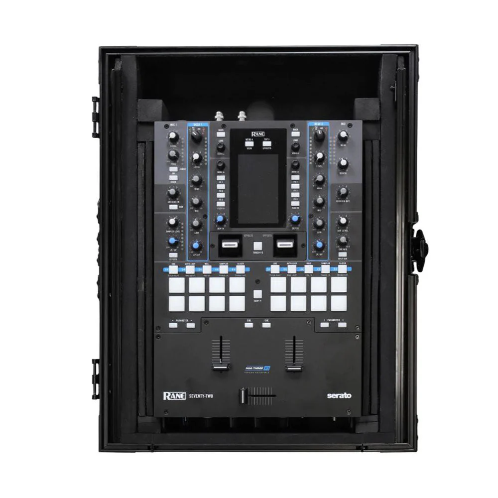 Odyssey Black 10 Inch Format DJ Mixer Case with Extra Deep Rear Compartment - Image 3