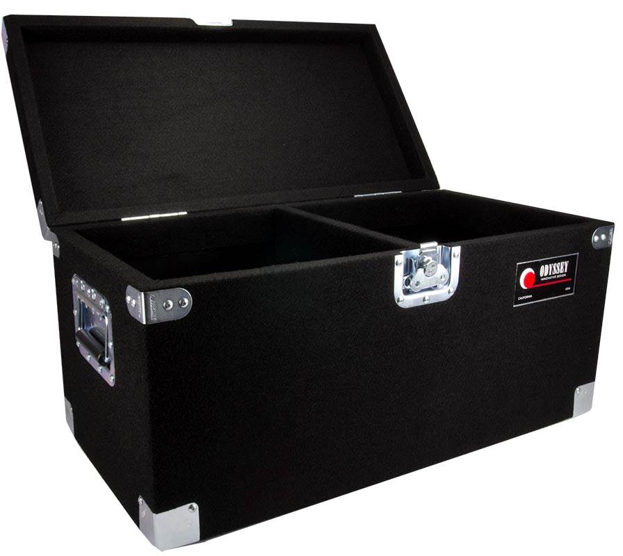 Odyssey CLP200P Carpeted Pro DJ Case w/ Detachable Lid for 200 LP Vinyl Records - Image 4