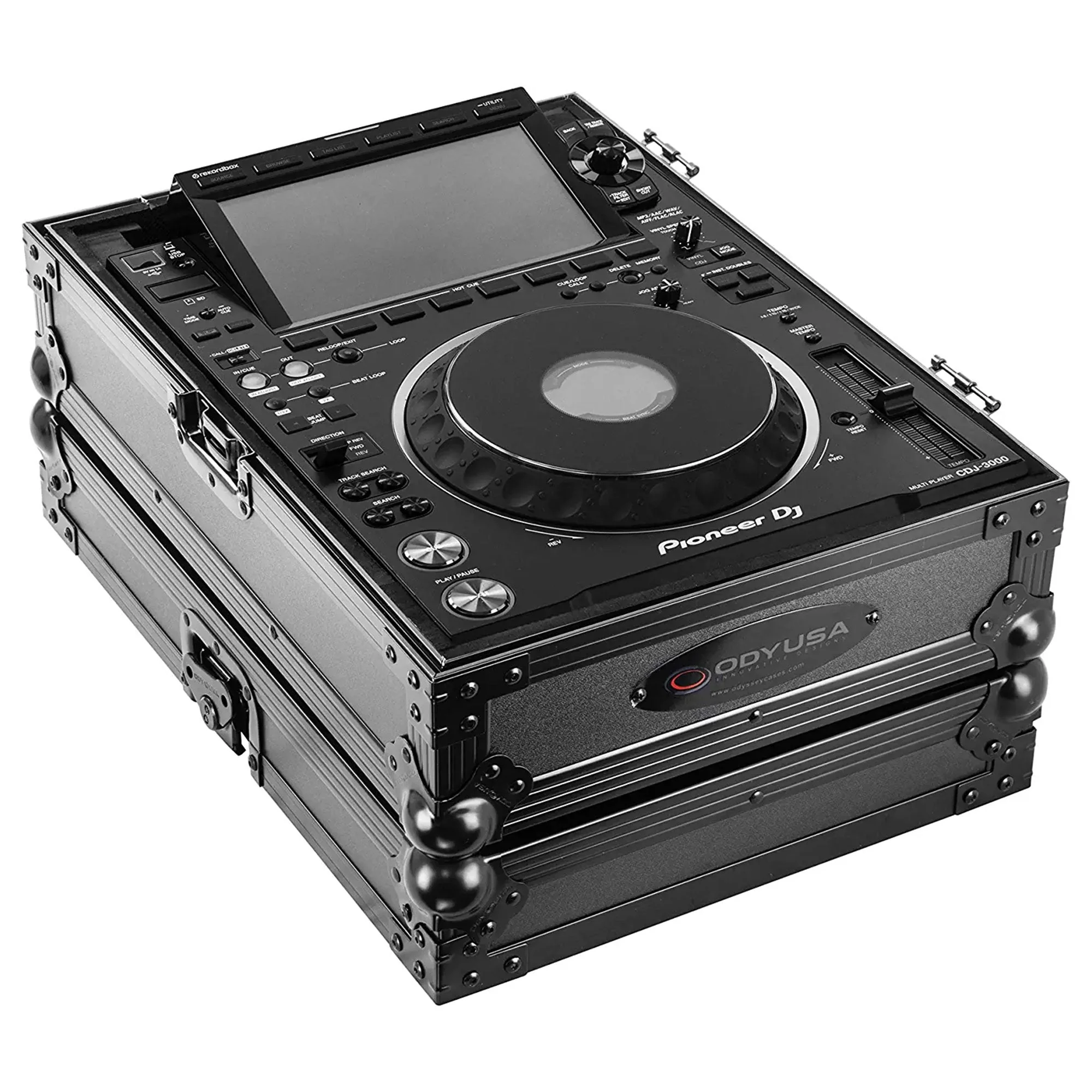 Odyssey DJ Travel Flight Case w/ Removable Back Panel for CDJ3000 Pioneer, Black - Image 4
