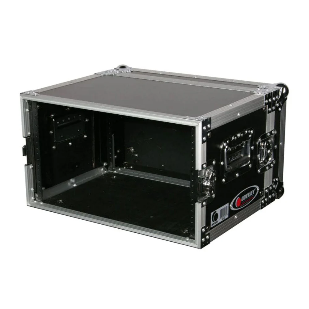 Odyssey FZER6 Adjustable 6U Pro Fight Zone Series Effects Rack Case with 6 Racks - Image 6