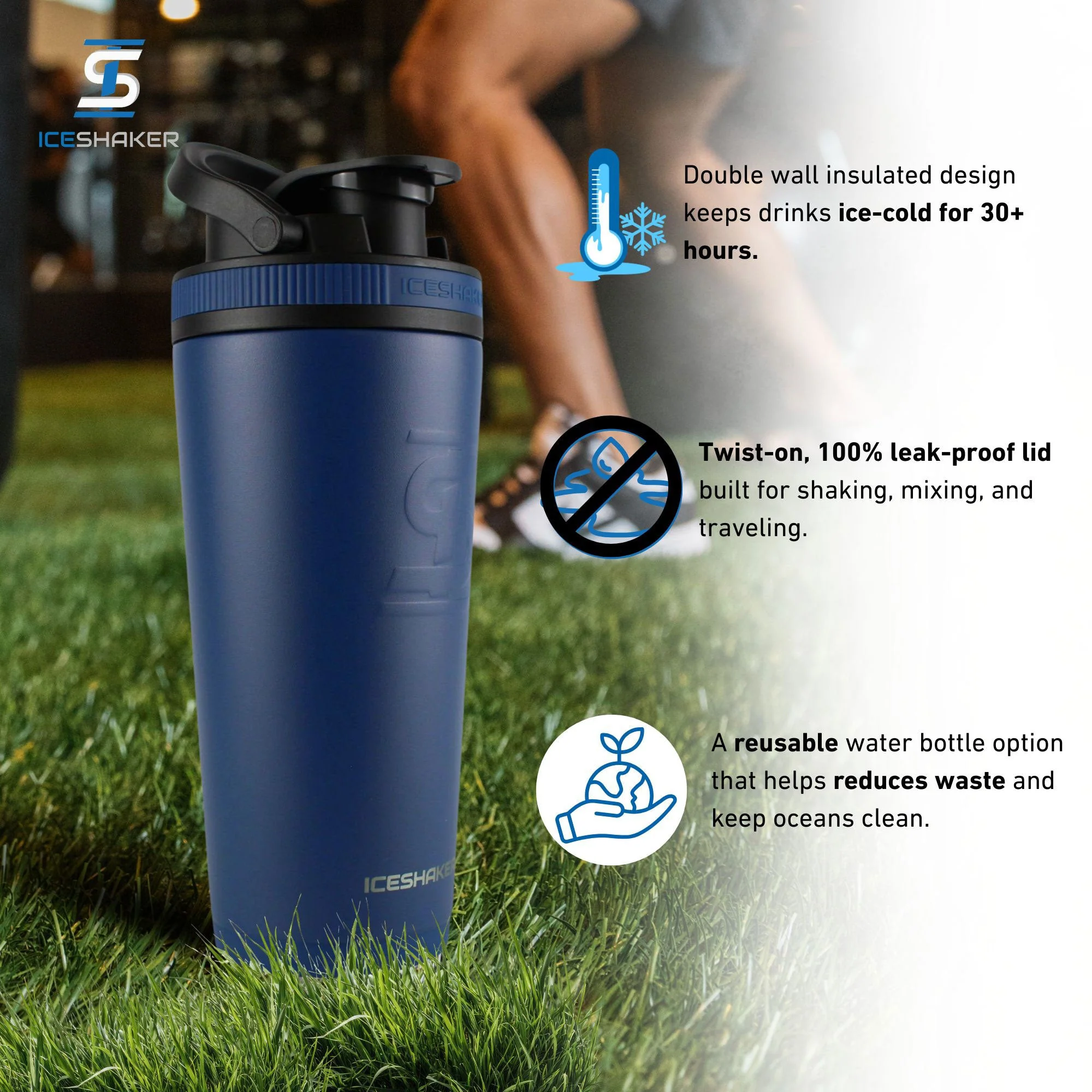 Officially Licensed New York Yankees 26oz Ice Shaker - Image 3