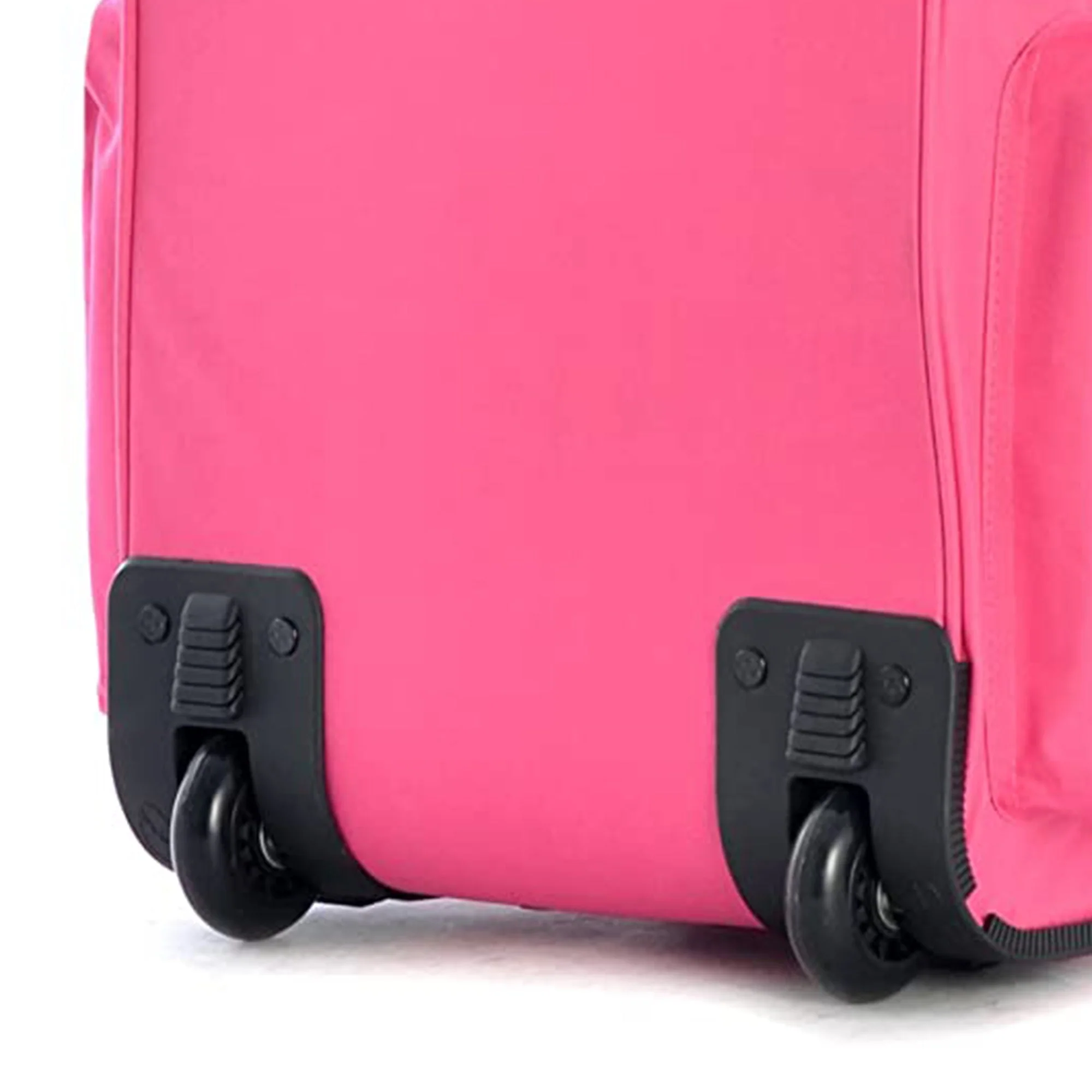Olympia 29 Inch 8 Pockets U Shaped Rolling Duffel Bag with Handle, Hot Pink - Image 3