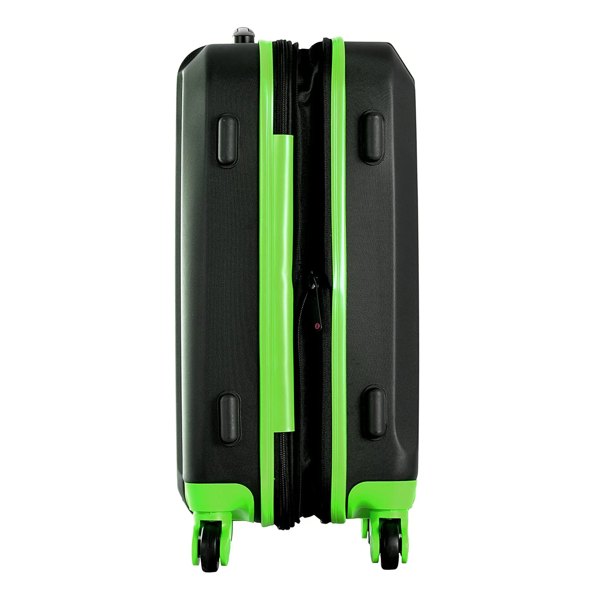Olympia Apache II Hardcase 4 Wheel Spinner Luggage Suitcase 3 Piece Set, Lime - Image 2