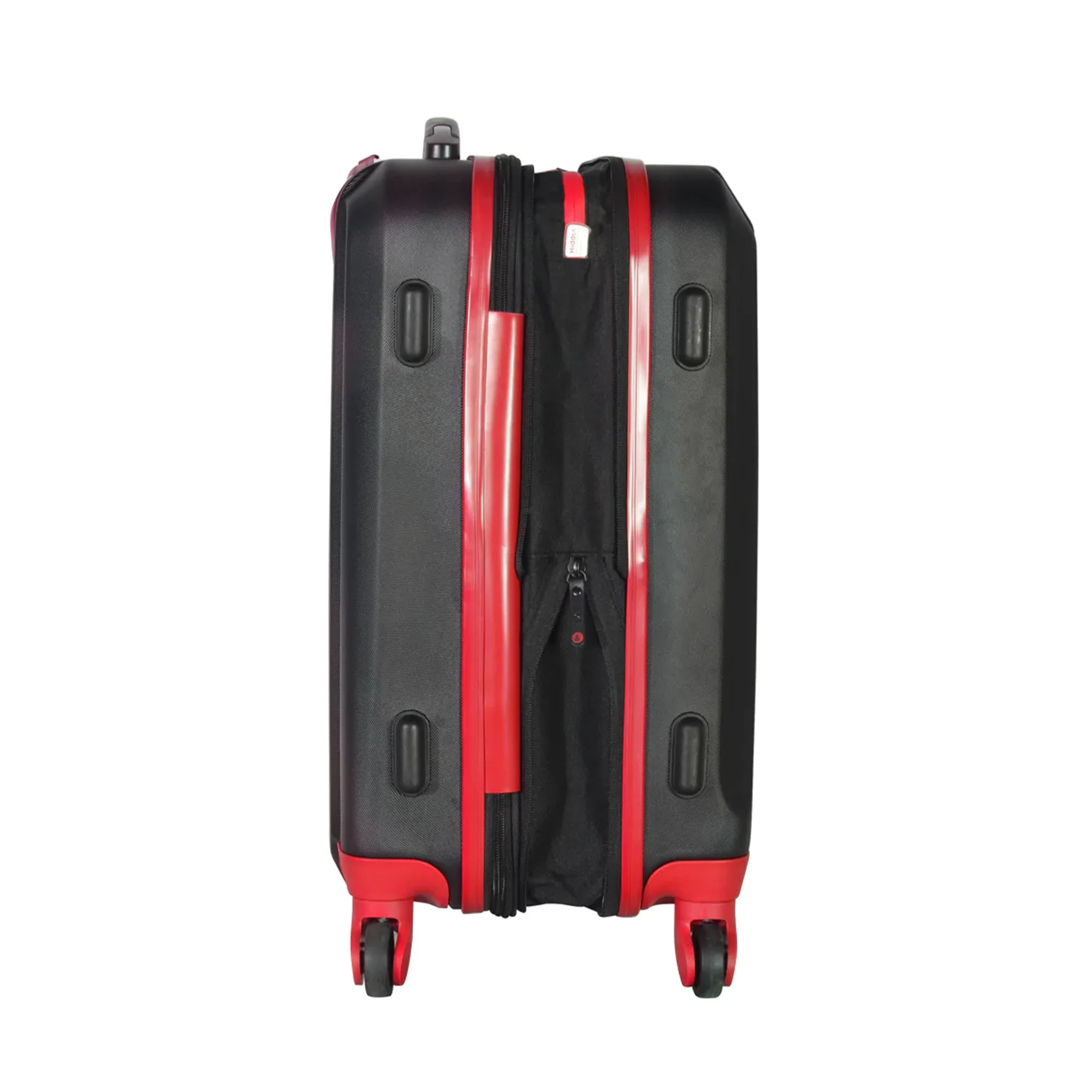 Olympia Apache II Hardcase 4 Wheel Spinner Suitcase 3 Piece Luggage Set, Red - Image 5