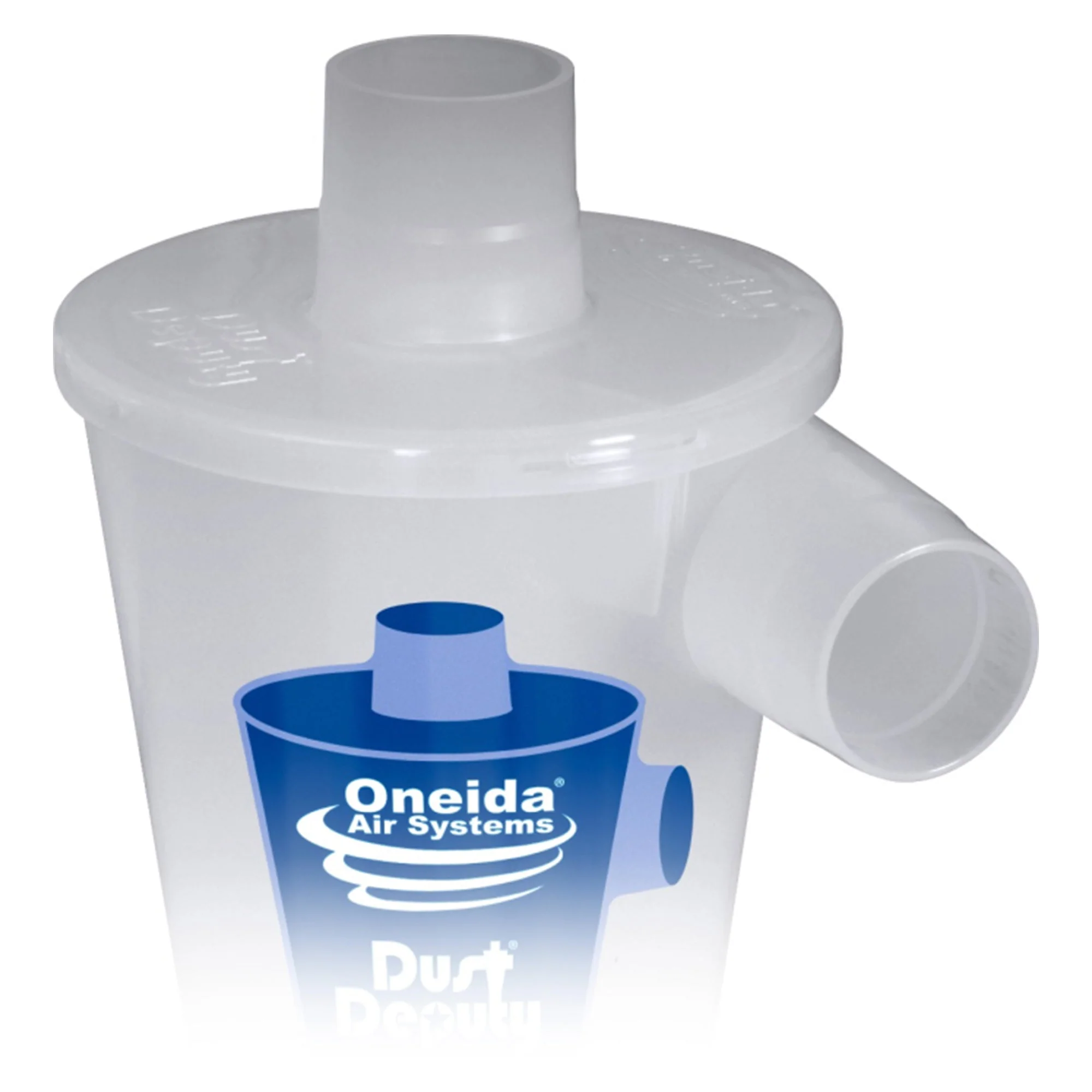 Oneida Air Systems Dust Deputy Plus Cyclone Separator for Shop Vacuum, Clear - Image 6