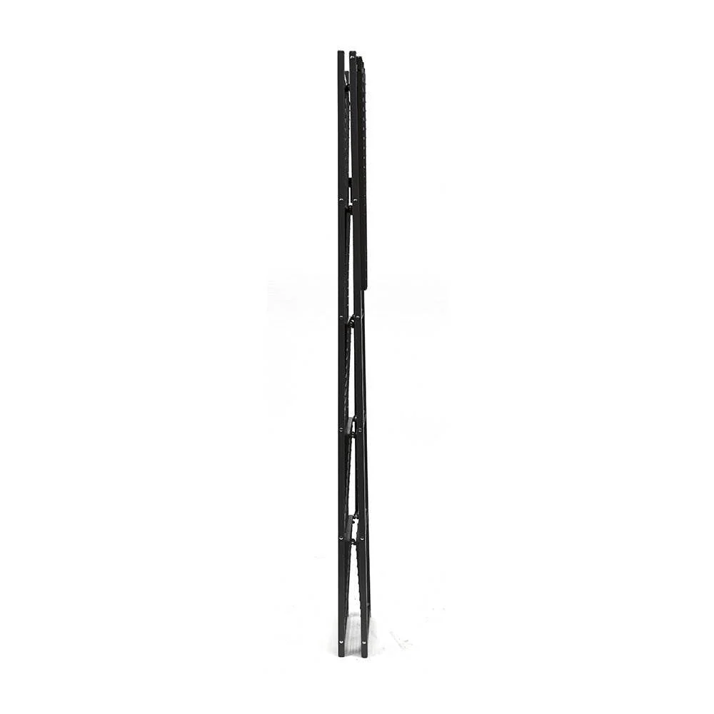 Origami 6 Shelf Bookcase Open Organizer Freestanding Living Room Shelves, Black - Image 8