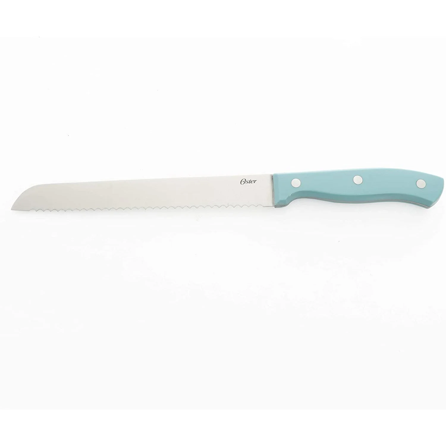 Oster Evansville 14 Piece Stainless Steel Kitchen Knife Cutlery Set, Turquoise - Image 7
