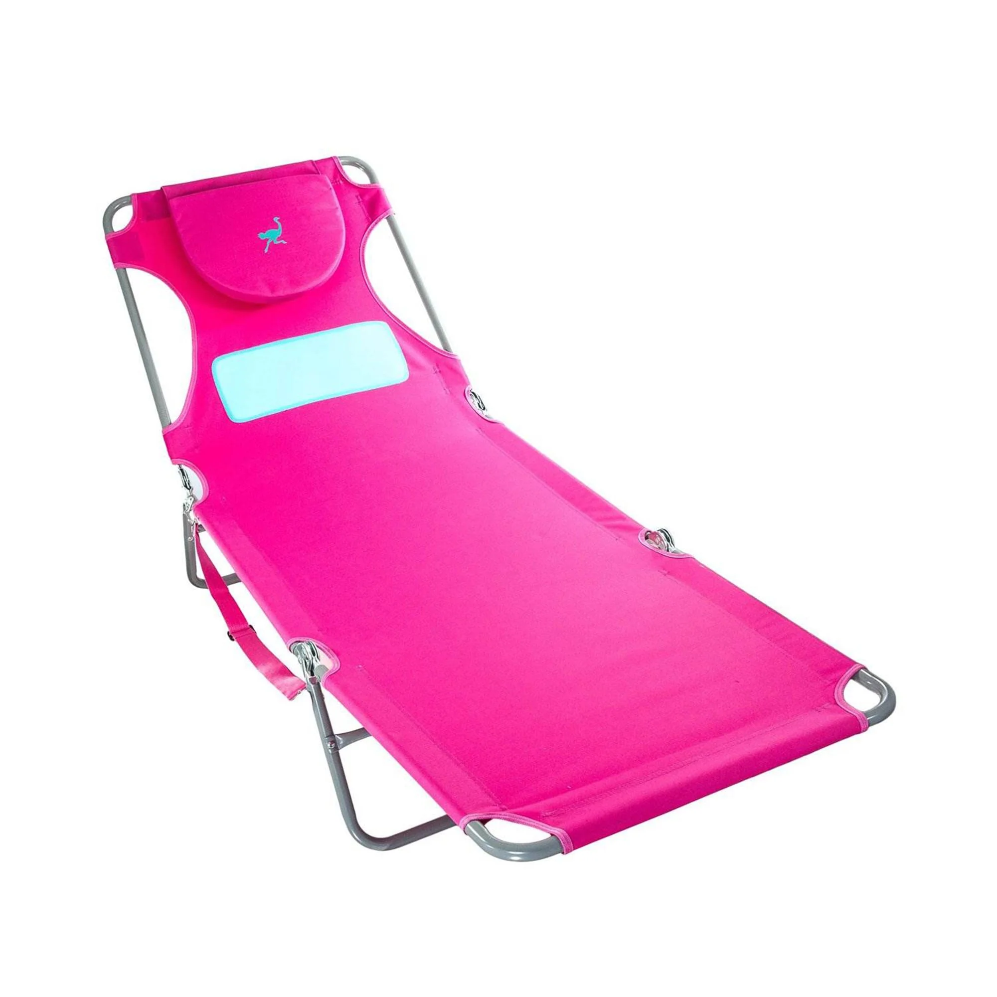 Ostrich Comfort Lounger Poolside Chair & Chaise Sunbathing Beach Chair, Pink - Image 6