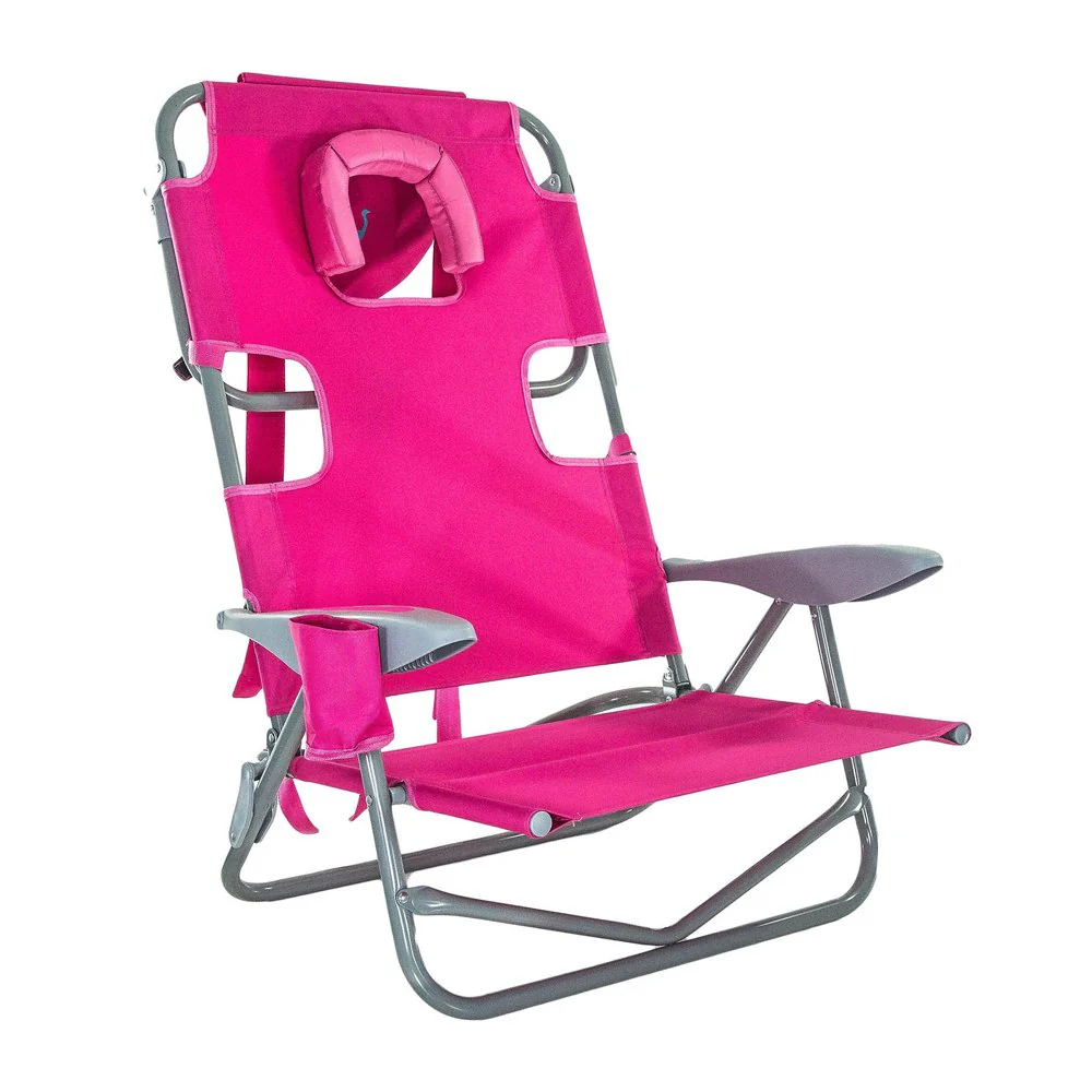 Ostrich On-Your-Back Outdoor 5 Position Reclining Beach Lake Chair (2 Pack) - Image 3